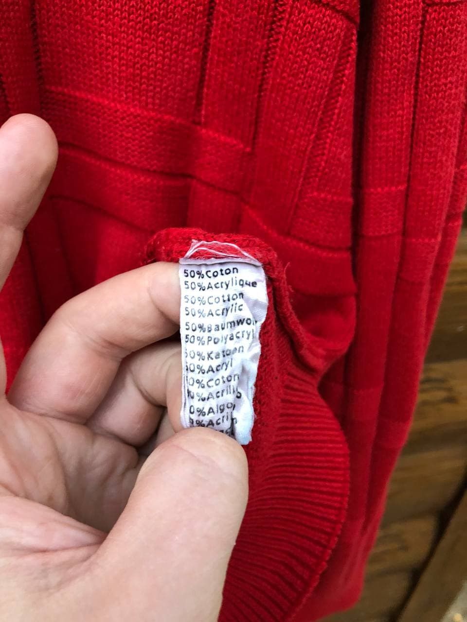 Lacoste 90's Vintage Lacoste Knit Sweater Size US XL / EU 56 / 4 - 6 Thumbnail