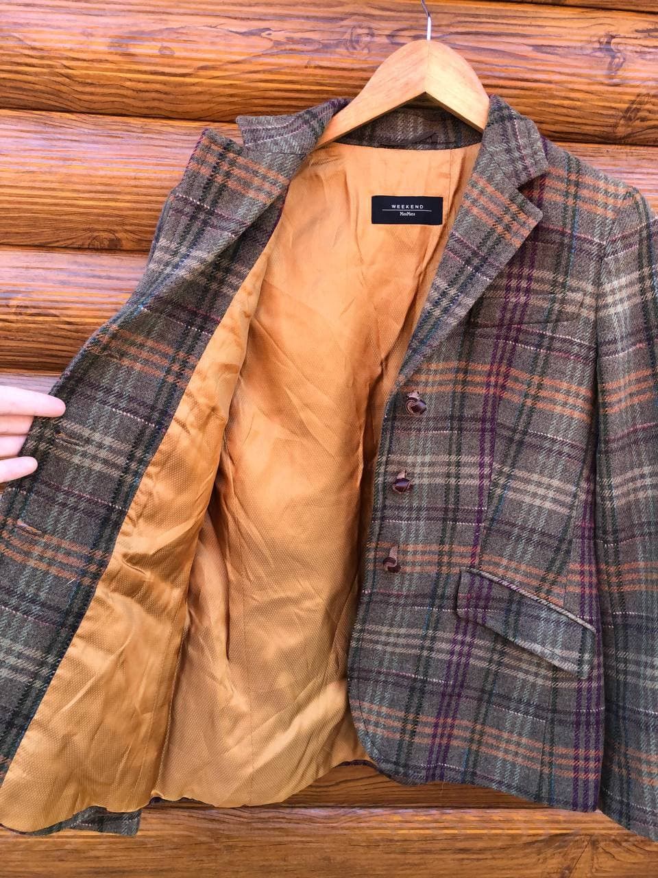 Vintage Vintage Max Mara Blazer Wool jacket Size 38R - 4 Thumbnail
