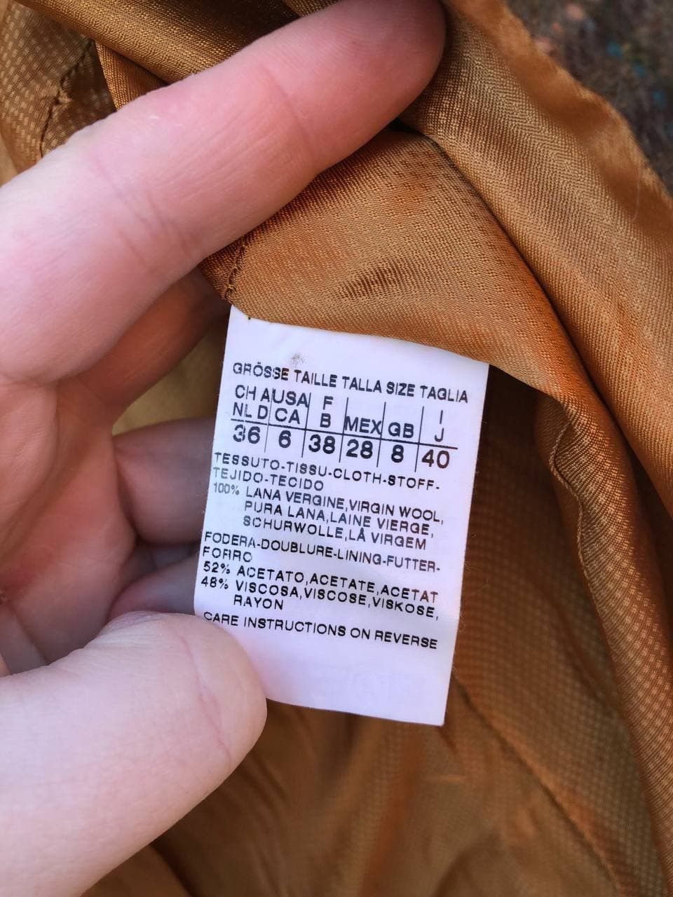Vintage Vintage Max Mara Blazer Wool jacket Size 38R - 7 Thumbnail