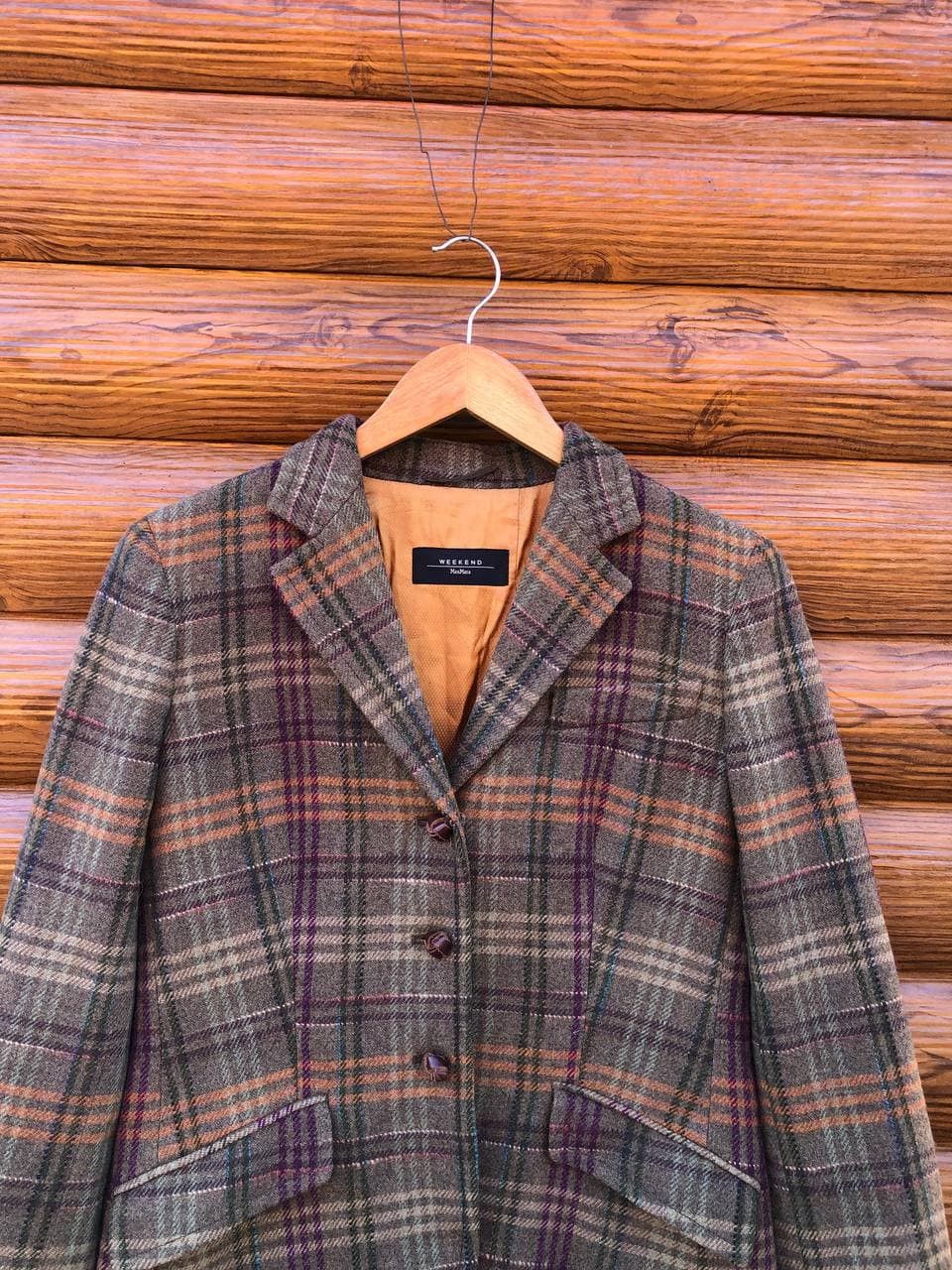 Vintage Vintage Max Mara Blazer Wool jacket Size 38R - 2 Thumbnail