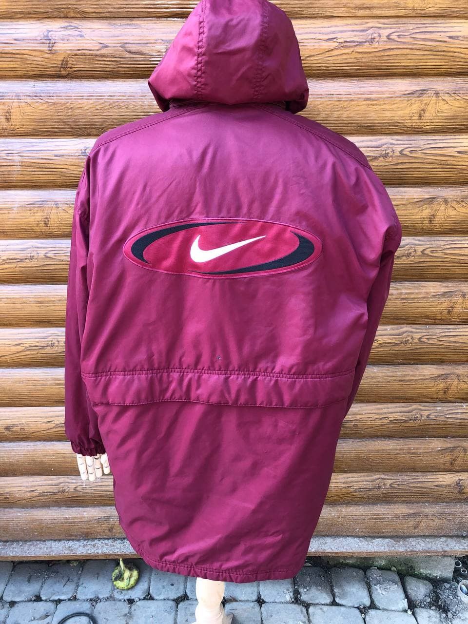 Vintage Vintage Nike Big Logo Jacket 90s Size US L / EU 52-54 / 3 - 3 Thumbnail
