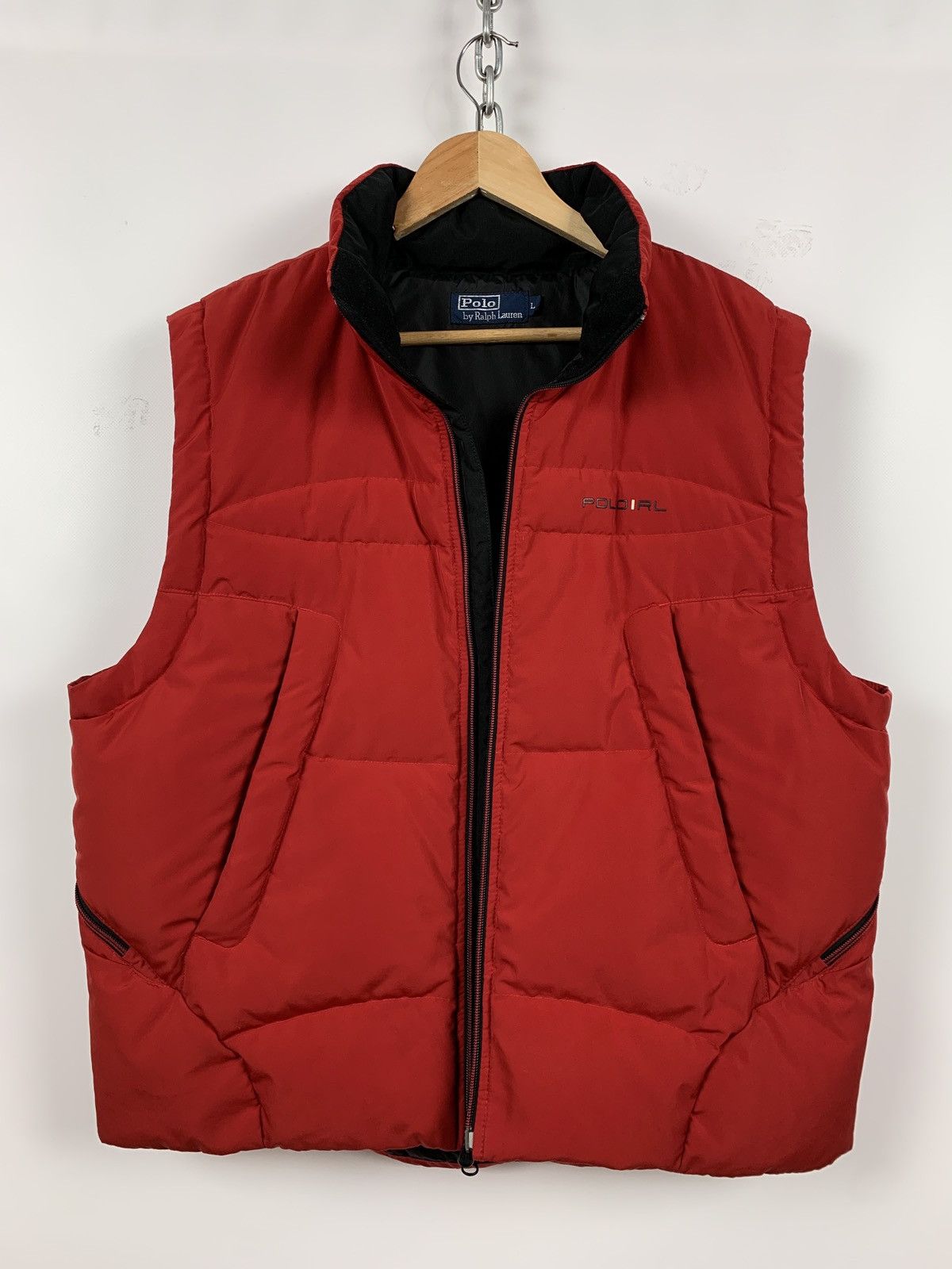 Polo Ralph Lauren Vintage Polo Ralph Lauren RL-67 Red Puffer Down Vest Size US L / EU 52-54 / 3 - 10 Thumbnail