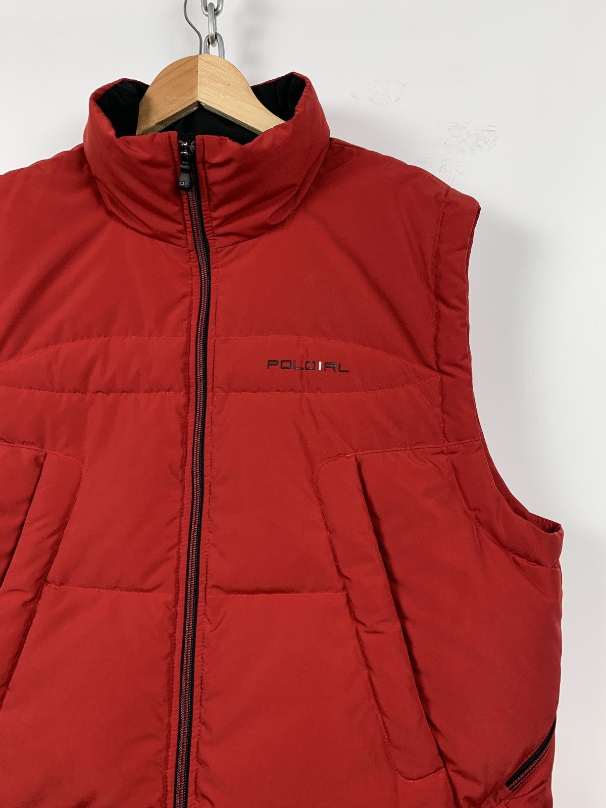 Polo Ralph Lauren Vintage Polo Ralph Lauren RL-67 Red Puffer Down Vest Size US L / EU 52-54 / 3 - 3 Thumbnail