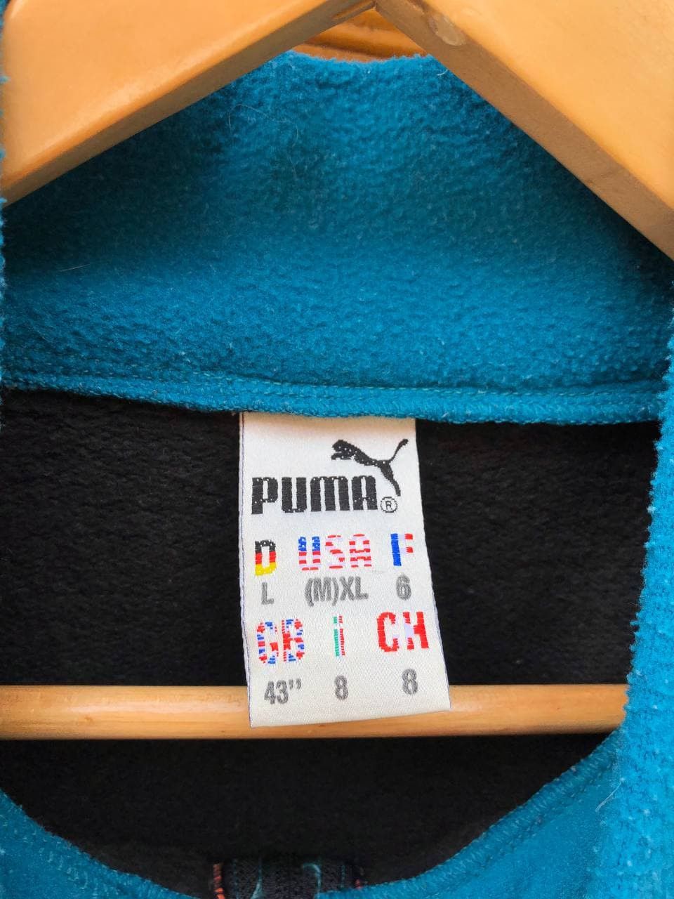 Japanese Brand Puma Big Logo Fleece Jacket Size US L / EU 52-54 / 3 - 6 Thumbnail