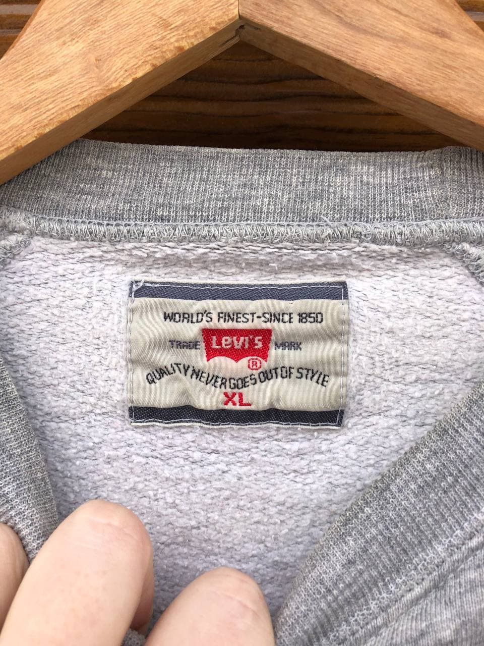 Levi's Vintage 90s Levi’s Strauss Sweatshirt Size US XL / EU 56 / 4 - 4 Thumbnail