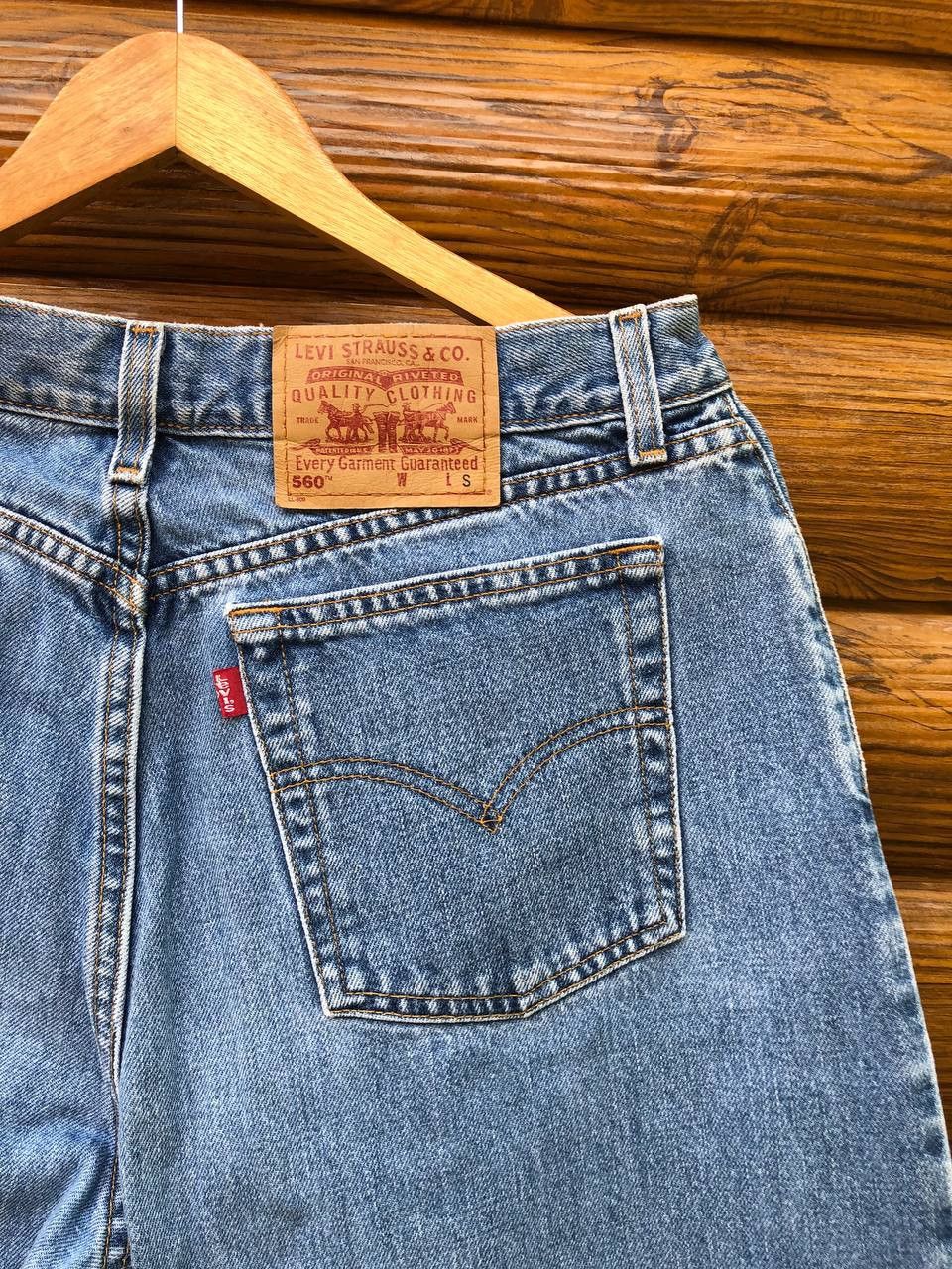 Levi's Vintage Levis 560 Denim Jeans Size US 36 / EU 52 - 3 Thumbnail