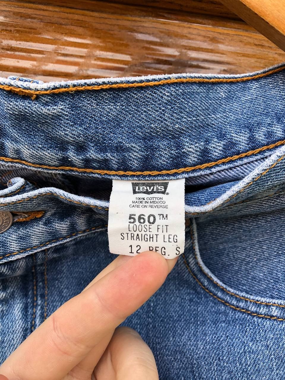 Levi's Vintage Levis 560 Denim Jeans Size US 36 / EU 52 - 7 Thumbnail