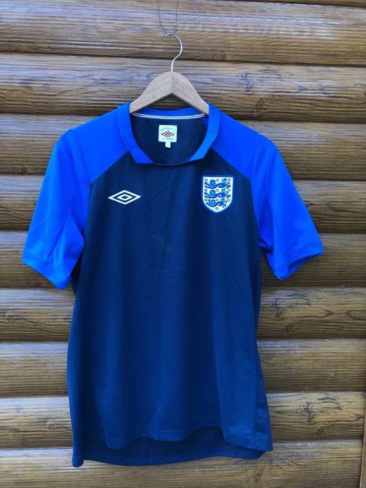 Umbro × Vintage ENGLAND HOME FOOTBALL SHIRT SOCCER JERSEY UMBRO Size US M / EU 48-50 / 2 - 1 Thumbnail