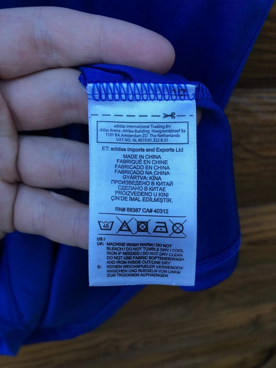 Vintage CHELSEA FC 2015 Home Football Shirt Soccer Jersey Adidas Size US S / EU 44-46 / 1 - 5 Thumbnail