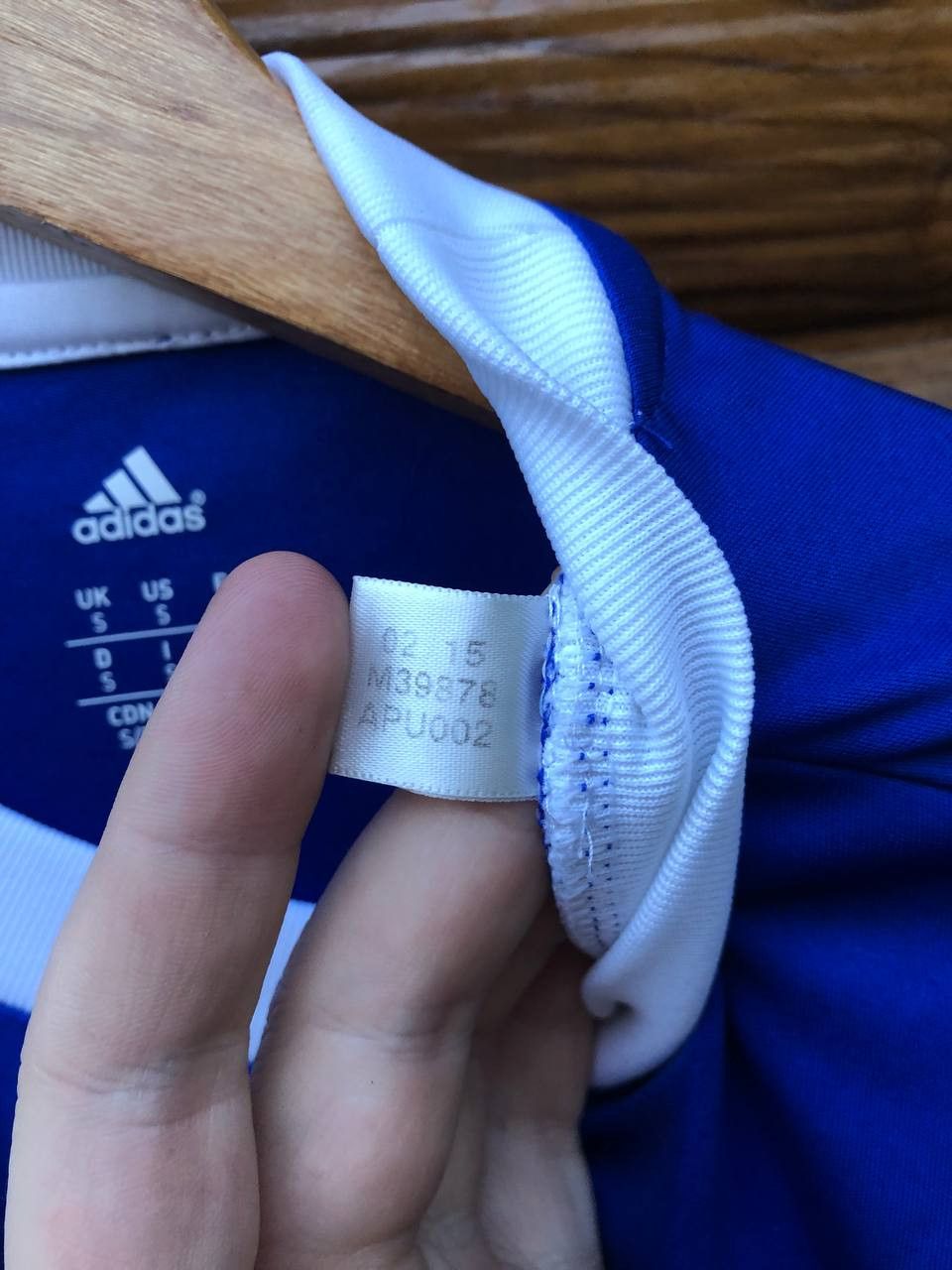 Vintage CHELSEA FC 2015 Home Football Shirt Soccer Jersey Adidas Size US S / EU 44-46 / 1 - 6 Thumbnail