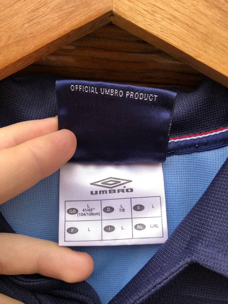 Umbro × Vintage England National Soccer Football Team Umbro Jersey Size US L / EU 52-54 / 3 - 7 Thumbnail