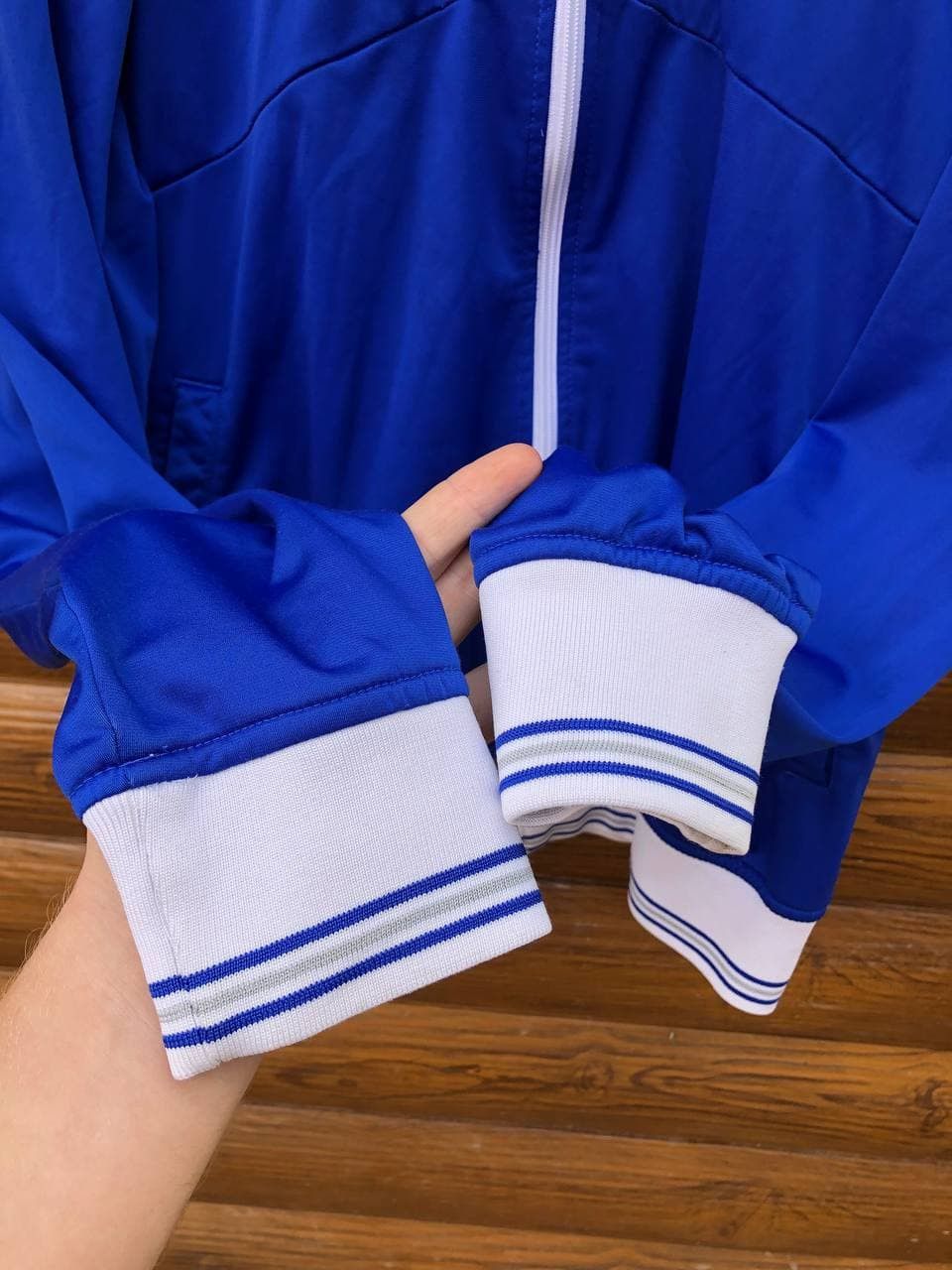Vintage Everton England Football Soccer Jacket Longsleeve Full Zip Size US XL / EU 56 / 4 - 3 Thumbnail