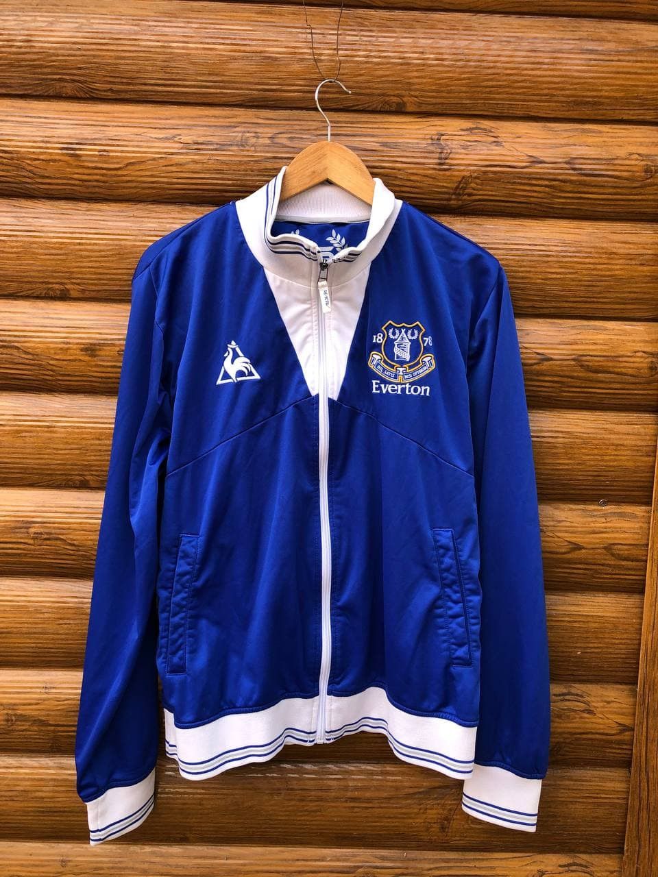 Vintage Everton England Football Soccer Jacket Longsleeve Full Zip Size US XL / EU 56 / 4 - 1 Thumbnail