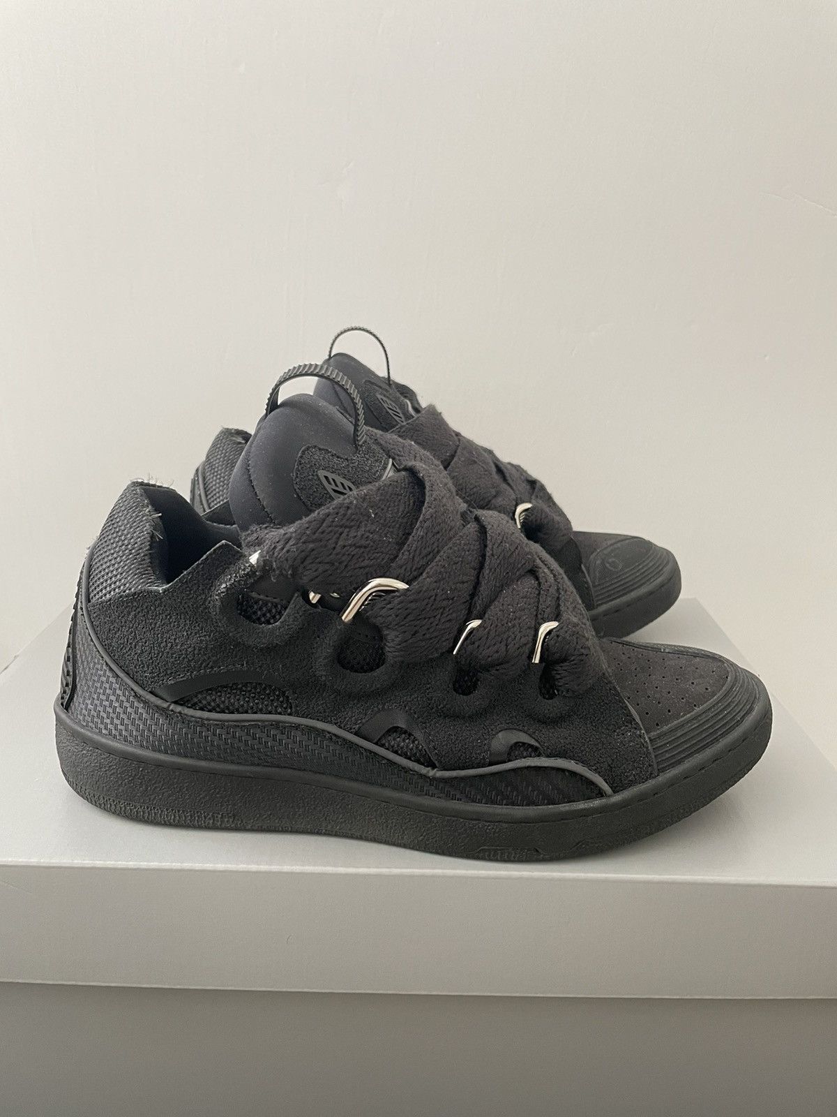 Lanvin Curb Sneaker black size 44 rare sold out
