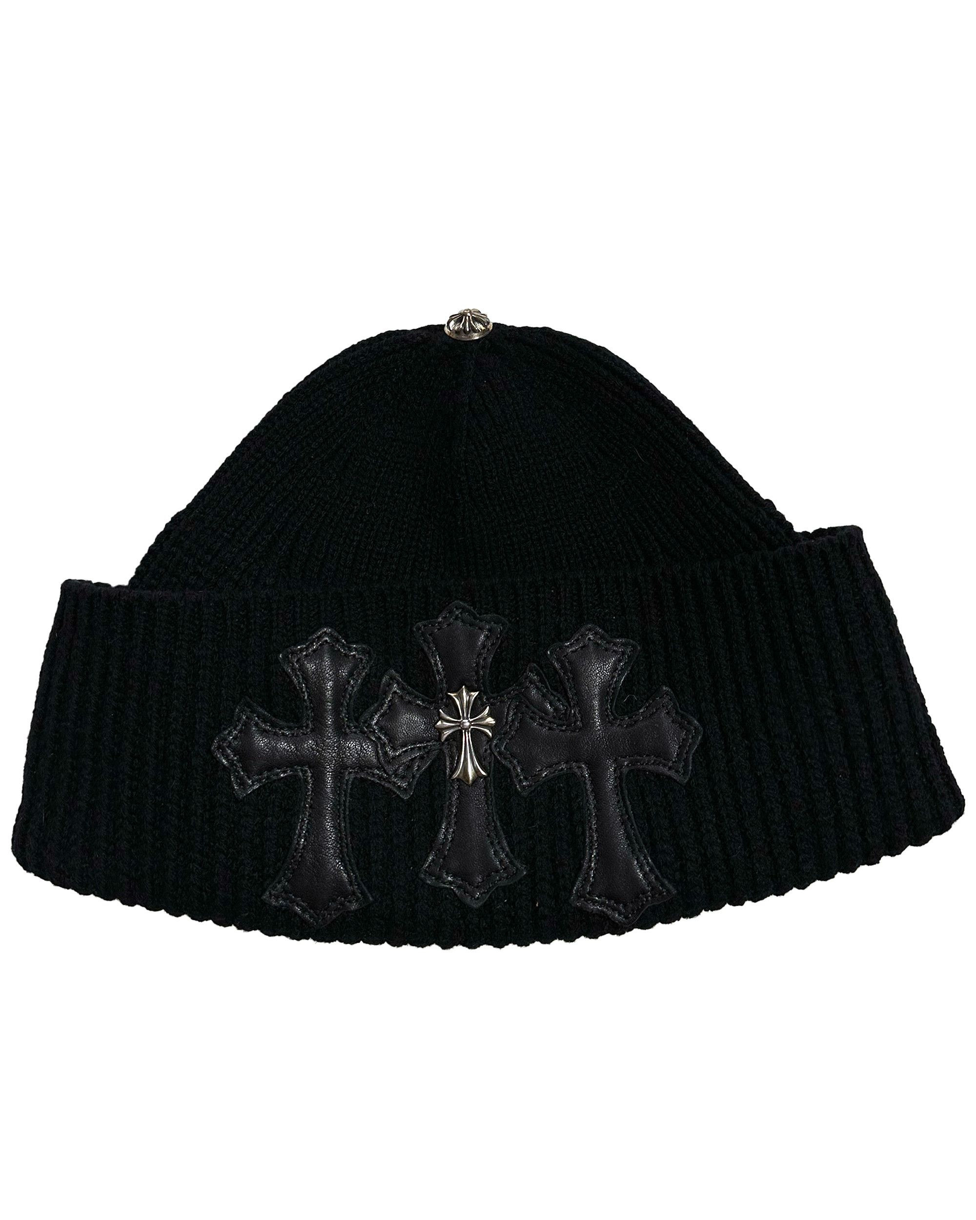Alpha Cross Embroidered Beanie