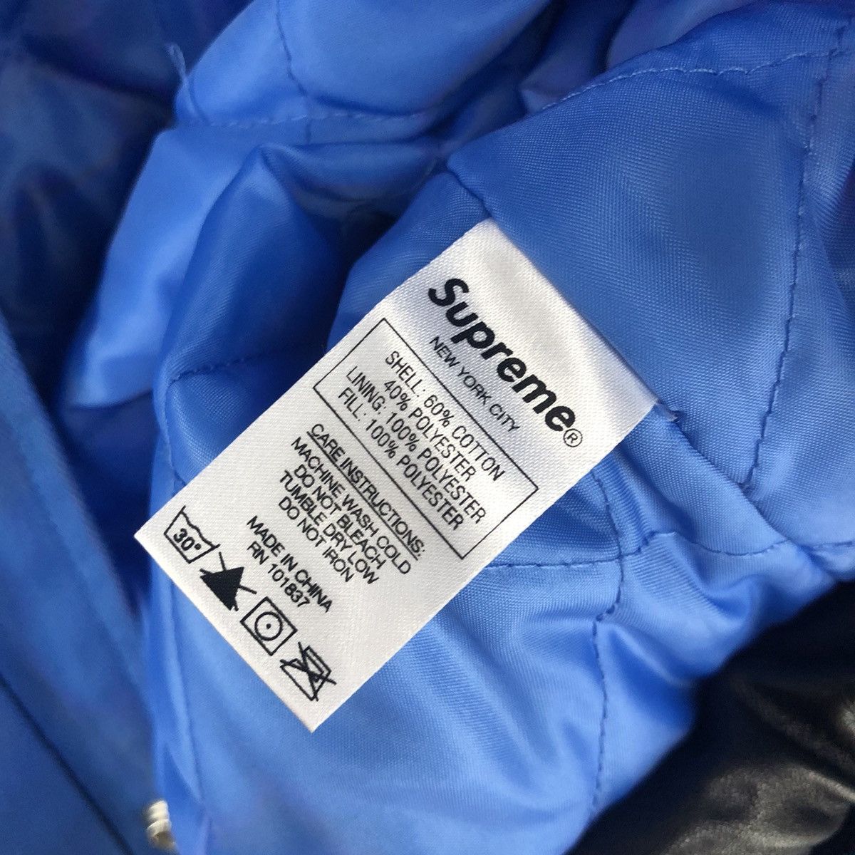 Supreme Supreme Pinstripe Varsity Jacket Spring/Summer 2019 Size US M / EU 48-50 / 2 - 20 Thumbnail