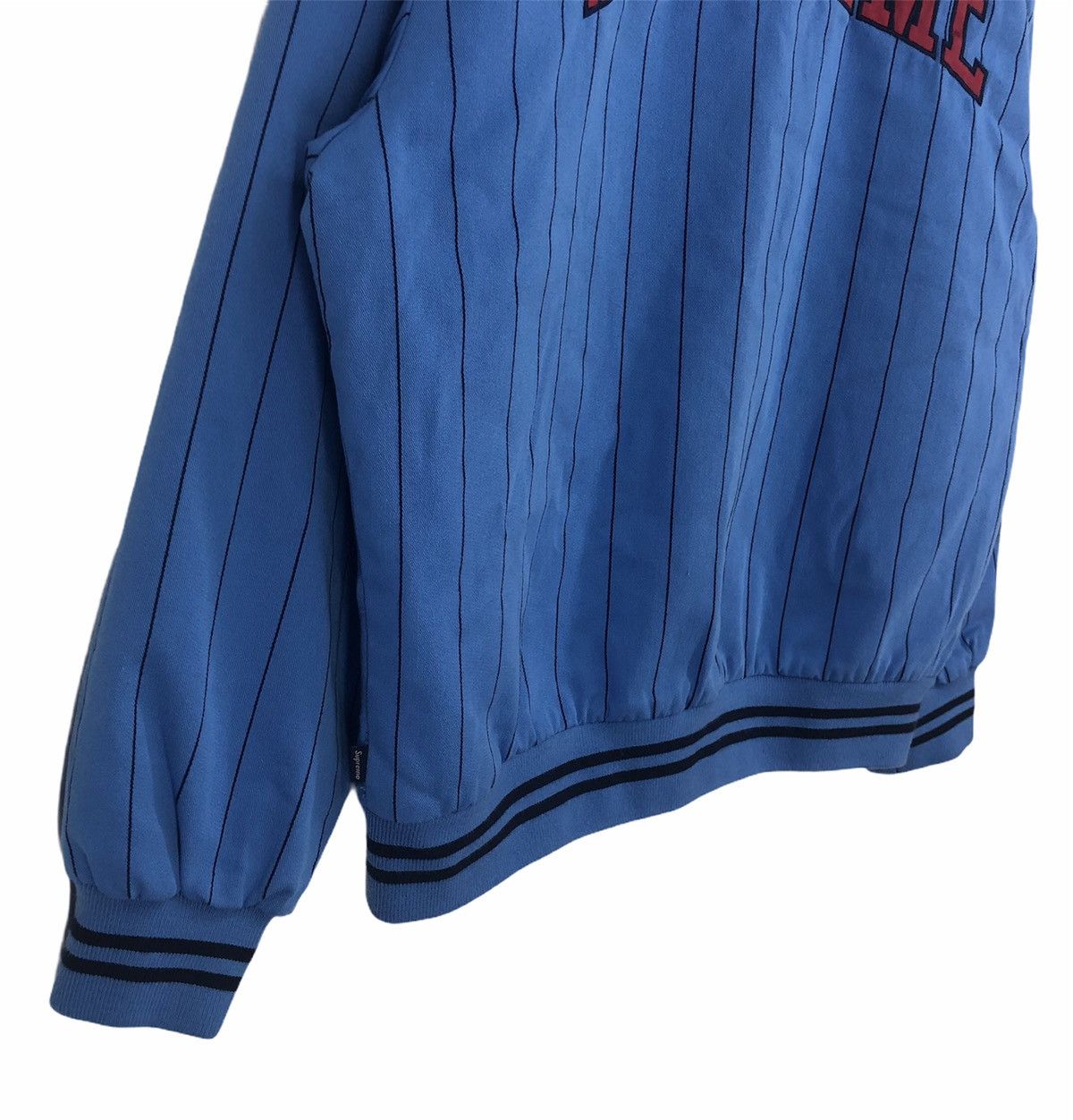 Supreme Supreme Pinstripe Varsity Jacket Spring/Summer 2019 Size US M / EU 48-50 / 2 - 15 Thumbnail