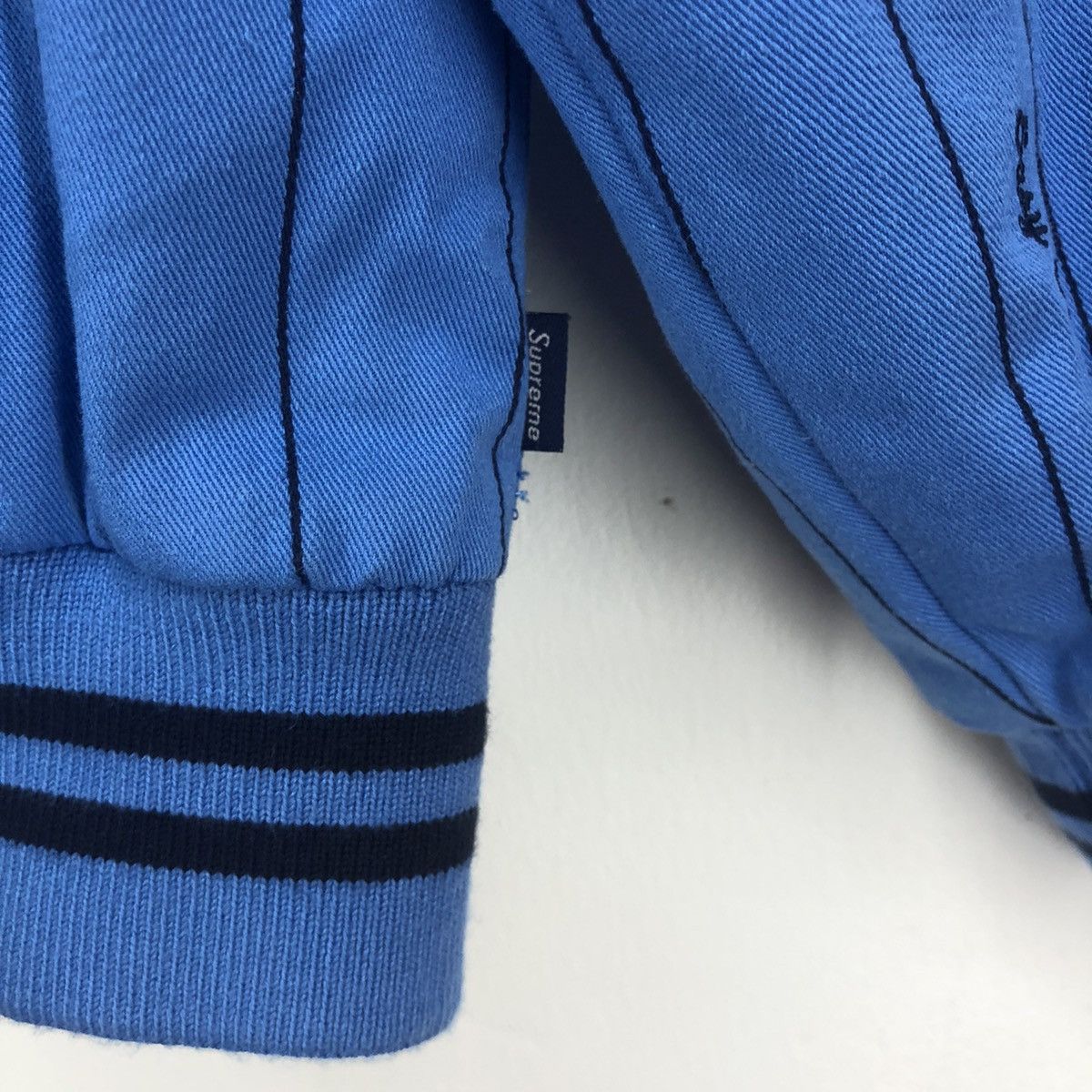 Supreme Supreme Pinstripe Varsity Jacket Spring/Summer 2019 Size US M / EU 48-50 / 2 - 12 Thumbnail