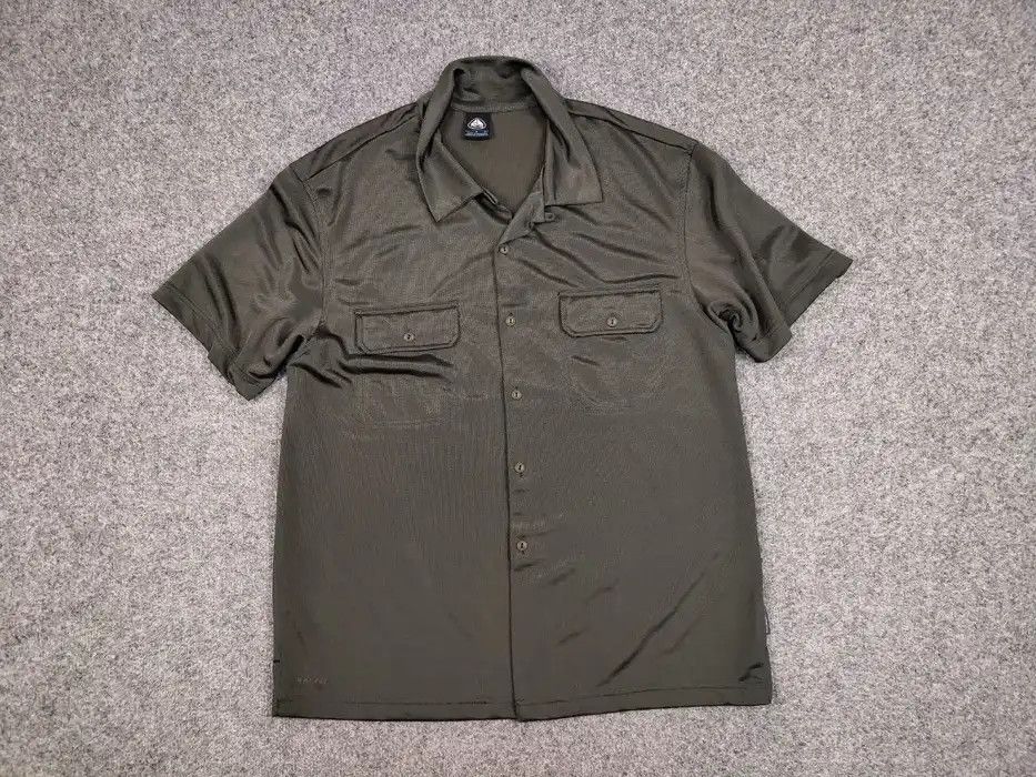 Nike ACG Vintage 90's Nike ACG Olive button Shirt with Pockets Size US L / EU 52-54 / 3 - 5 Thumbnail