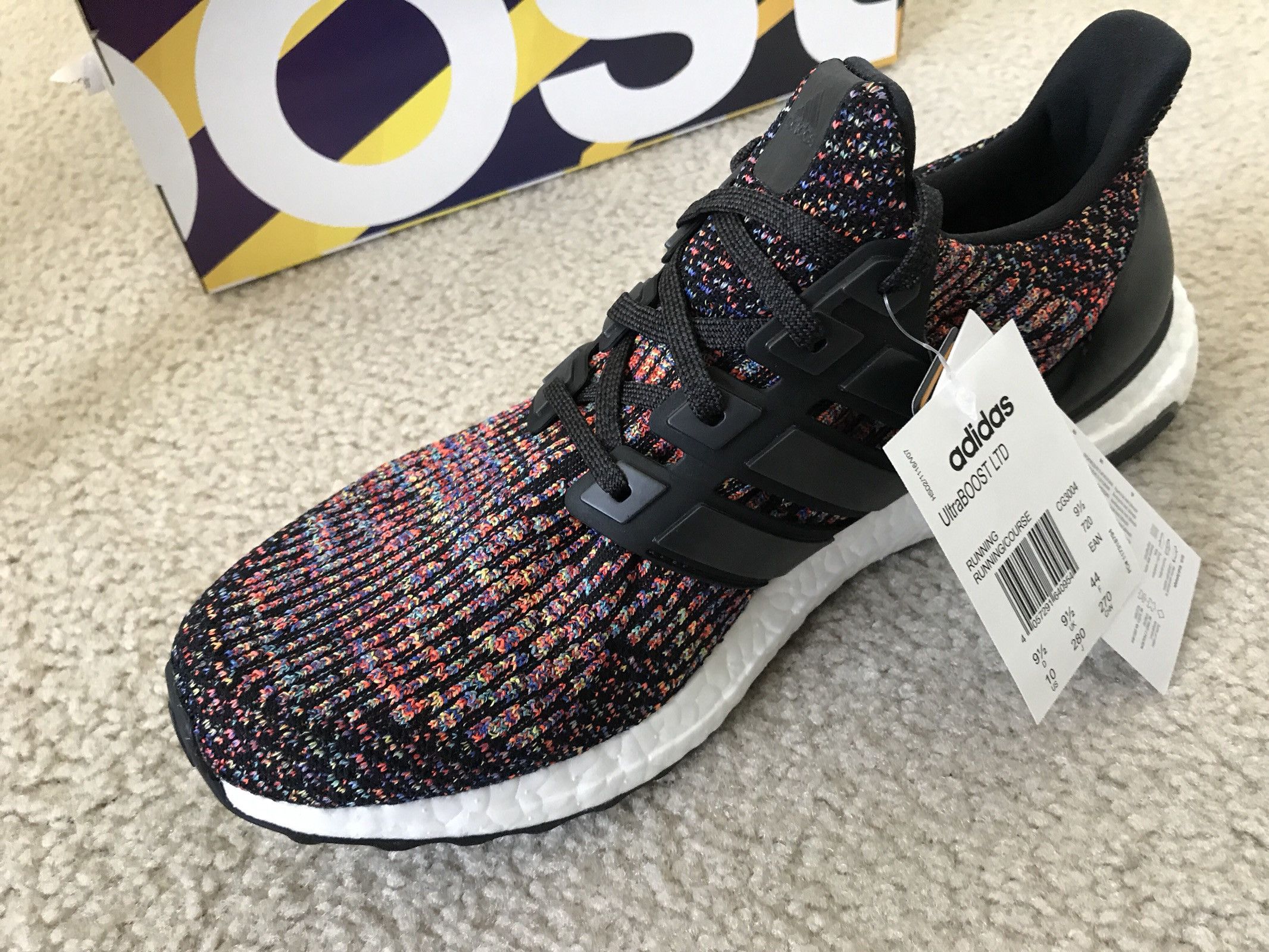 Adidas ultra boost ltd rainbow hotsell