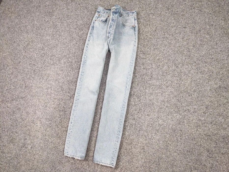 Levi's Vintage 80s Levis 501 Jeans Made in USA Perfect Faded Denim Size US 33 - 2 Thumbnail