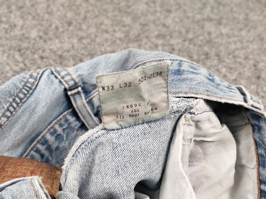 Levi's Vintage 80s Levis 501 Jeans Made in USA Perfect Faded Denim Size US 33 - 10 Thumbnail