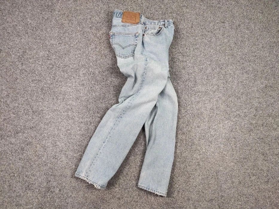 Levi's Vintage 80s Levis 501 Jeans Made in USA Perfect Faded Denim Size US 33 - 8 Thumbnail