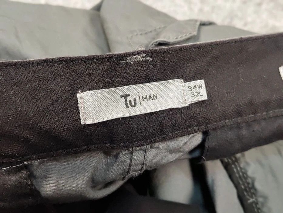 Japanese Brand Vintage 90's Cargo Pants Travis Scott Japan Pocket Gray Size US 34 / EU 50 - 9 Thumbnail