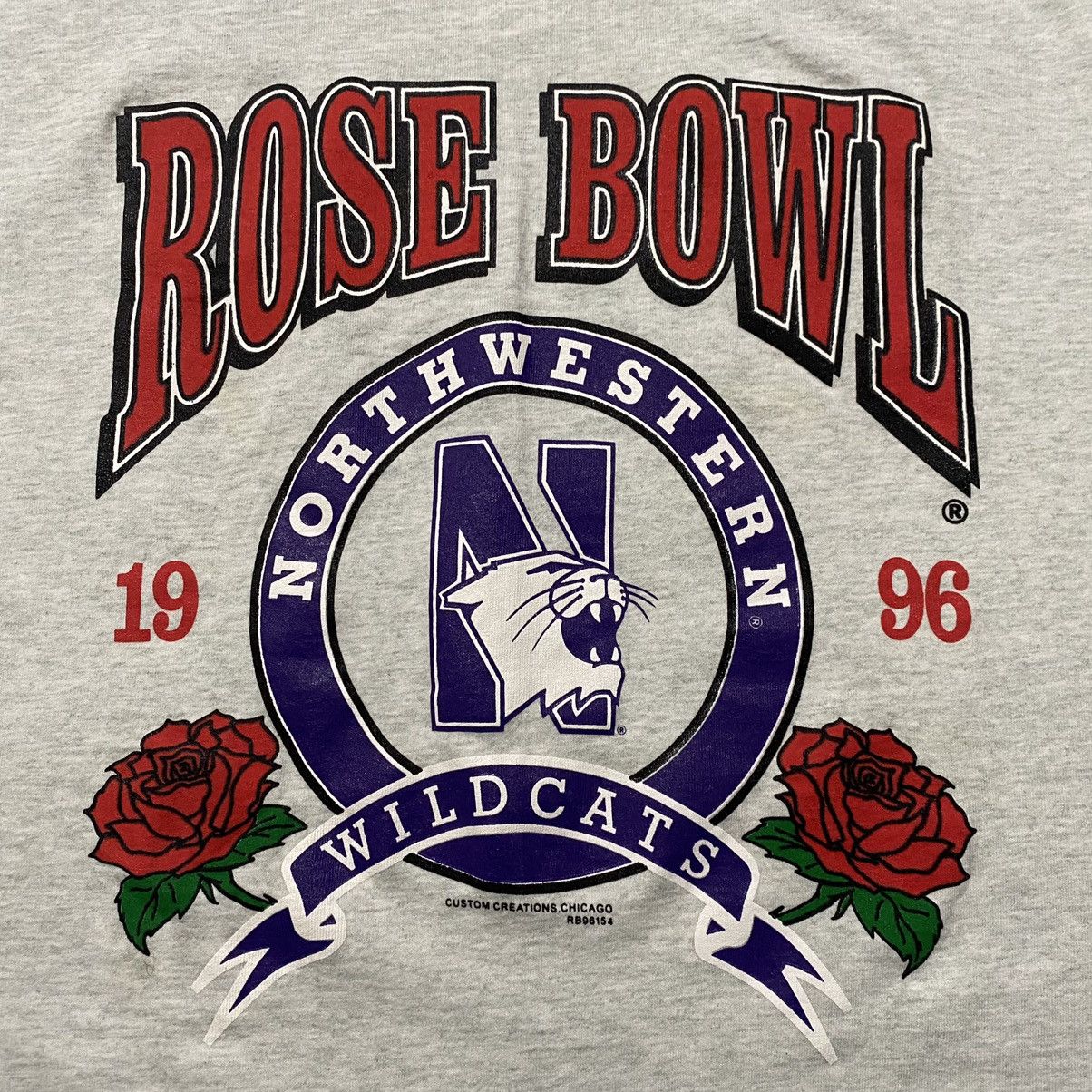 Vintage Vintage Northwestern Tee Size US XL / EU 56 / 4 - 2 Thumbnail