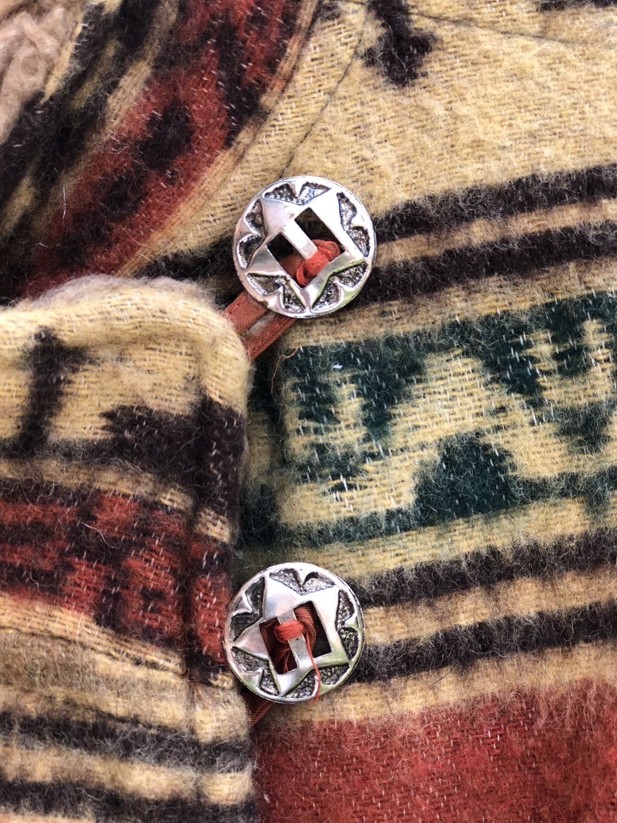 Native Vintage 90's Titicaca Wool Jacket Navajo Native Art Size XS / US 0-2 / IT 36-38 - 4 Thumbnail