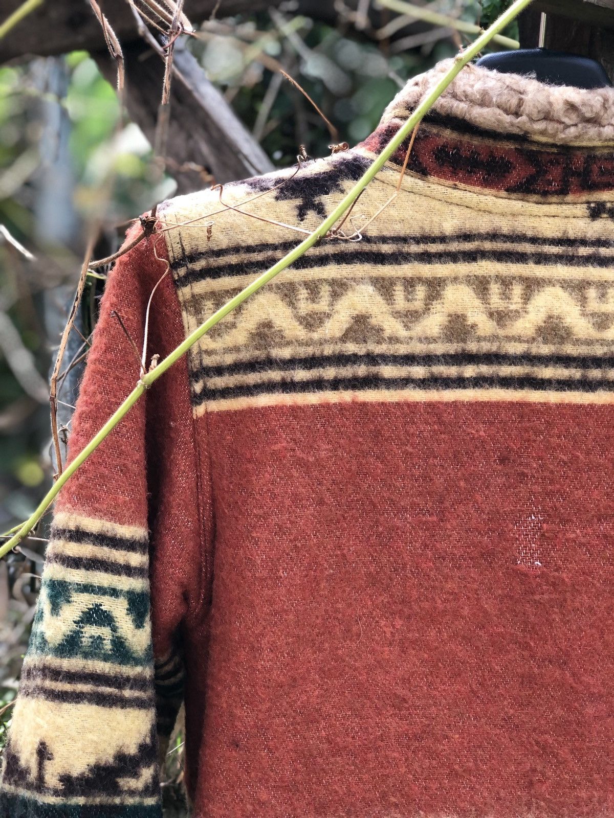 Native Vintage 90's Titicaca Wool Jacket Navajo Native Art Size XS / US 0-2 / IT 36-38 - 6 Thumbnail