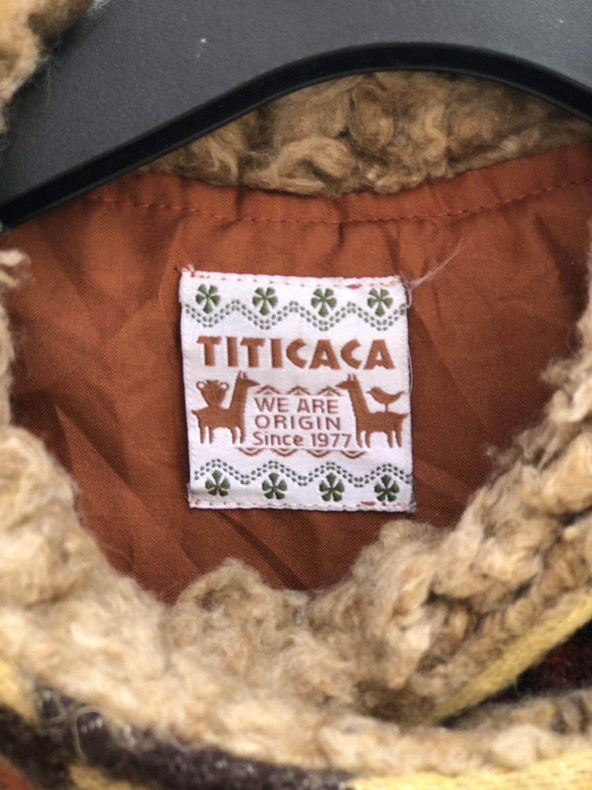 Native Vintage 90's Titicaca Wool Jacket Navajo Native Art Size XS / US 0-2 / IT 36-38 - 11 Thumbnail