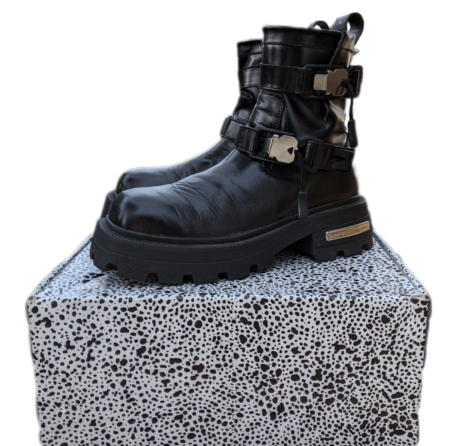 Eytys Rare Eytys Blade Cyberpunk Buckle Combat Boots | Grailed