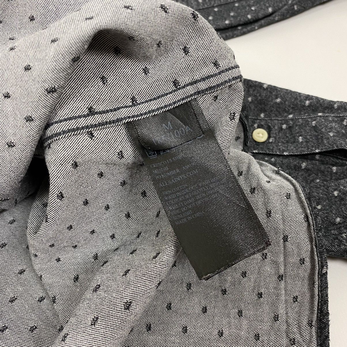 Allsaints AllSaints Cresco L/S Shirt Size US M / EU 48-50 / 2 - 7 Thumbnail