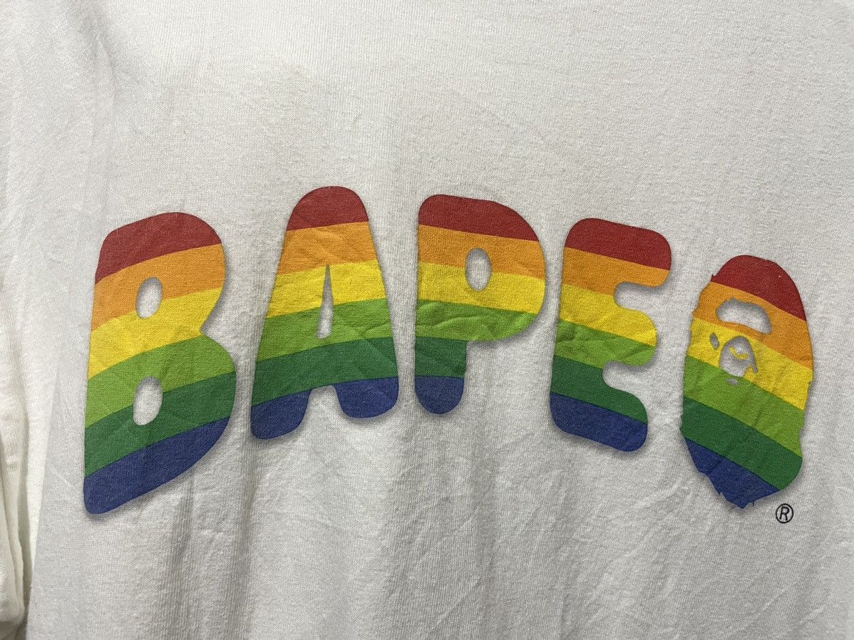 Bape Bape Rainbow Tee Size US L / EU 52-54 / 3 - 5 Thumbnail