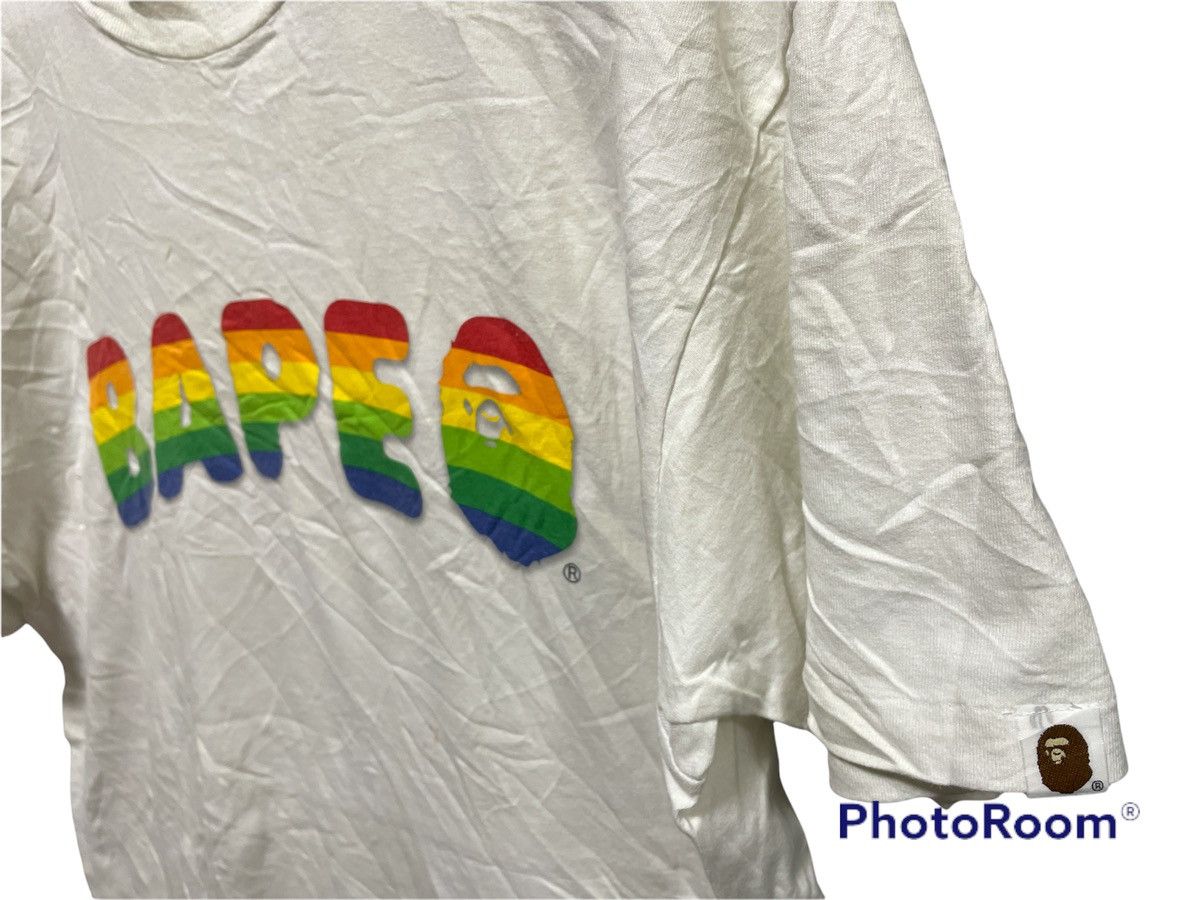 Bape Bape Rainbow Tee Size US L / EU 52-54 / 3 - 2 Thumbnail