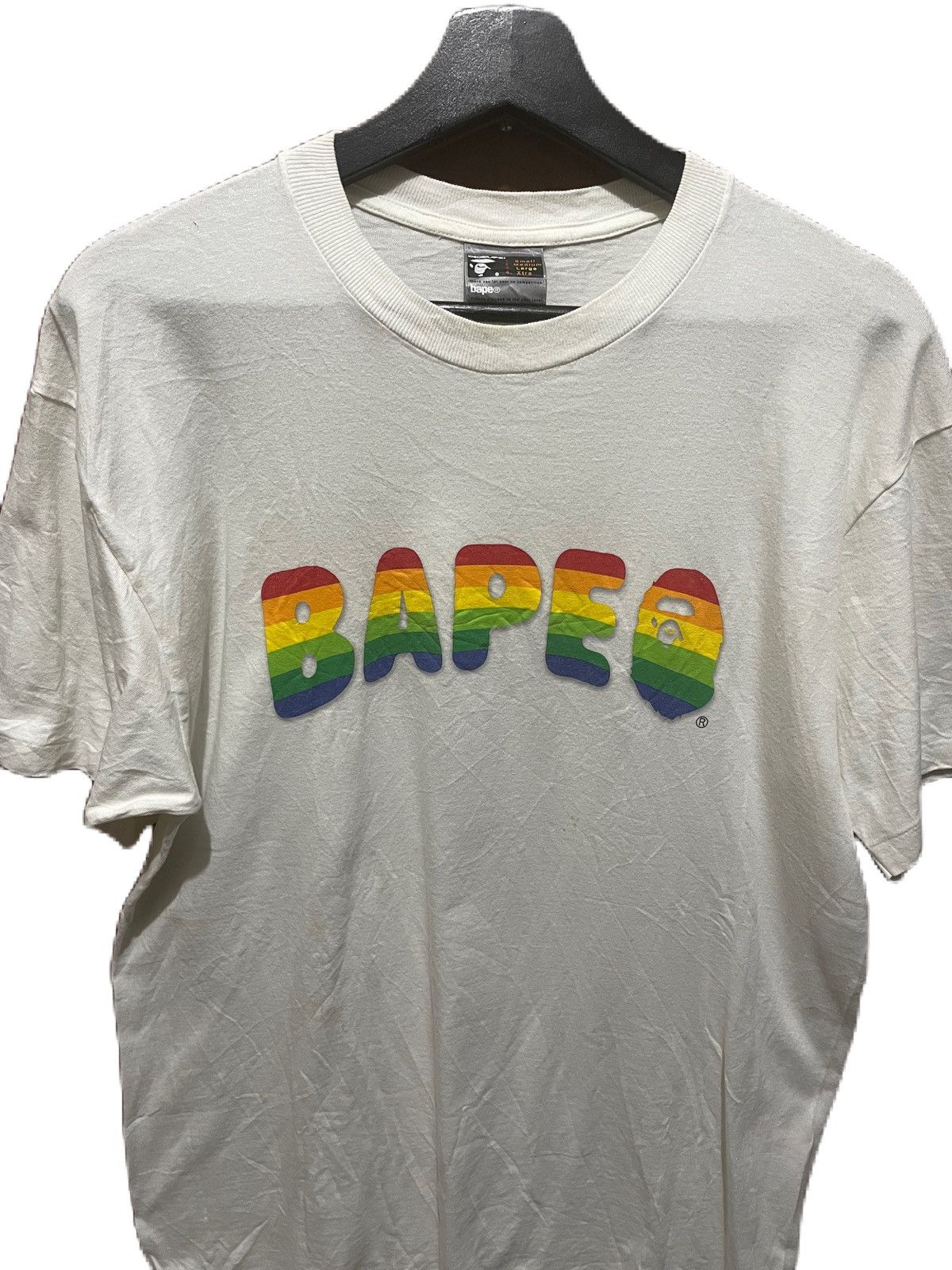Bape Bape Rainbow Tee Size US L / EU 52-54 / 3 - 4 Thumbnail