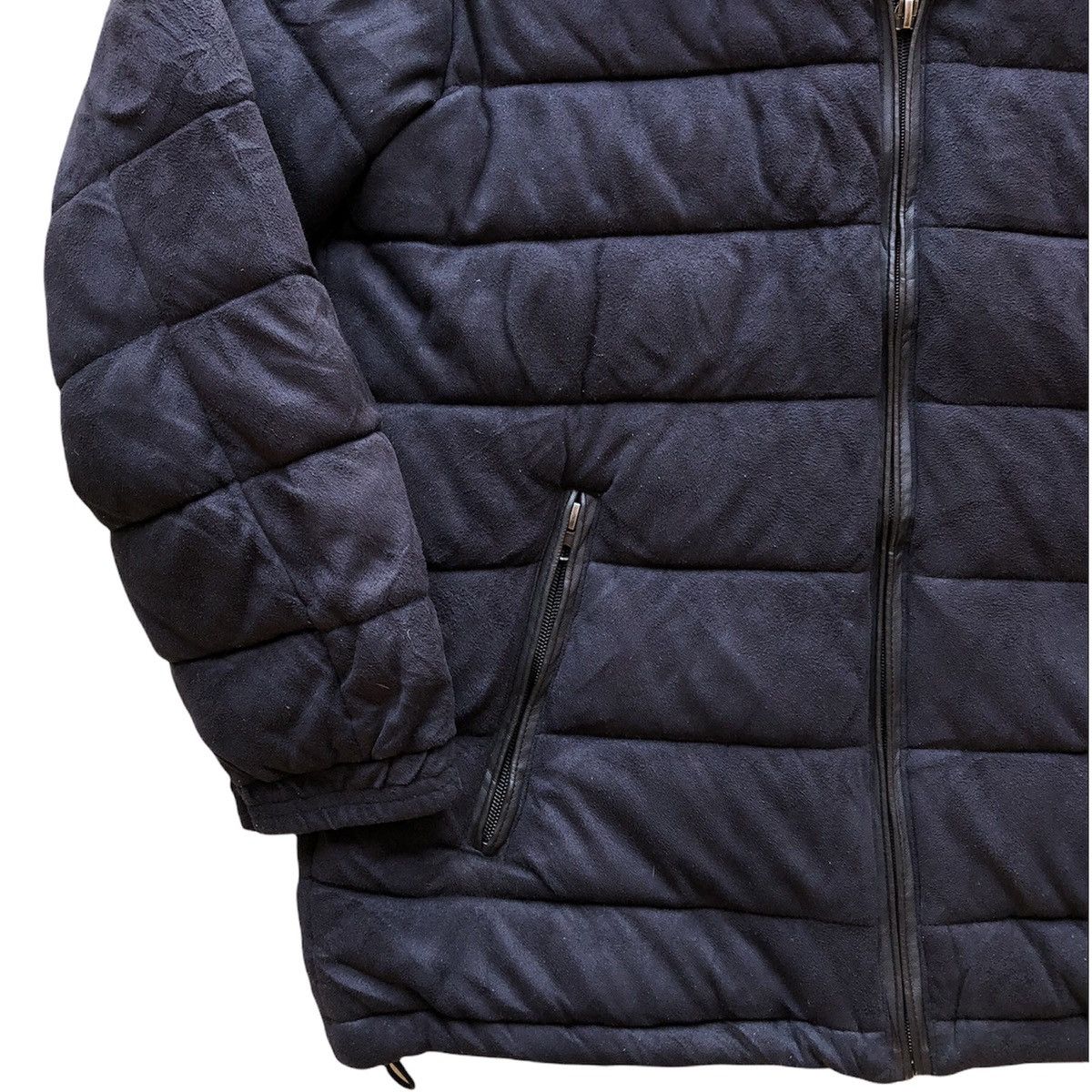 Japanese Brand Vintage Puffer Jacket Zipper Hoodie by Steelo Size US M / EU 48-50 / 2 - 5 Thumbnail
