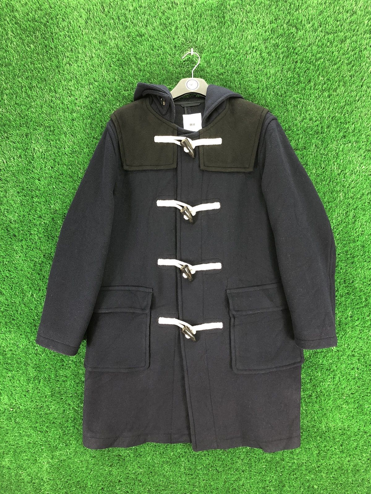 JW Anderson x Uniqlo Wool Hooded Duffle Long Coat