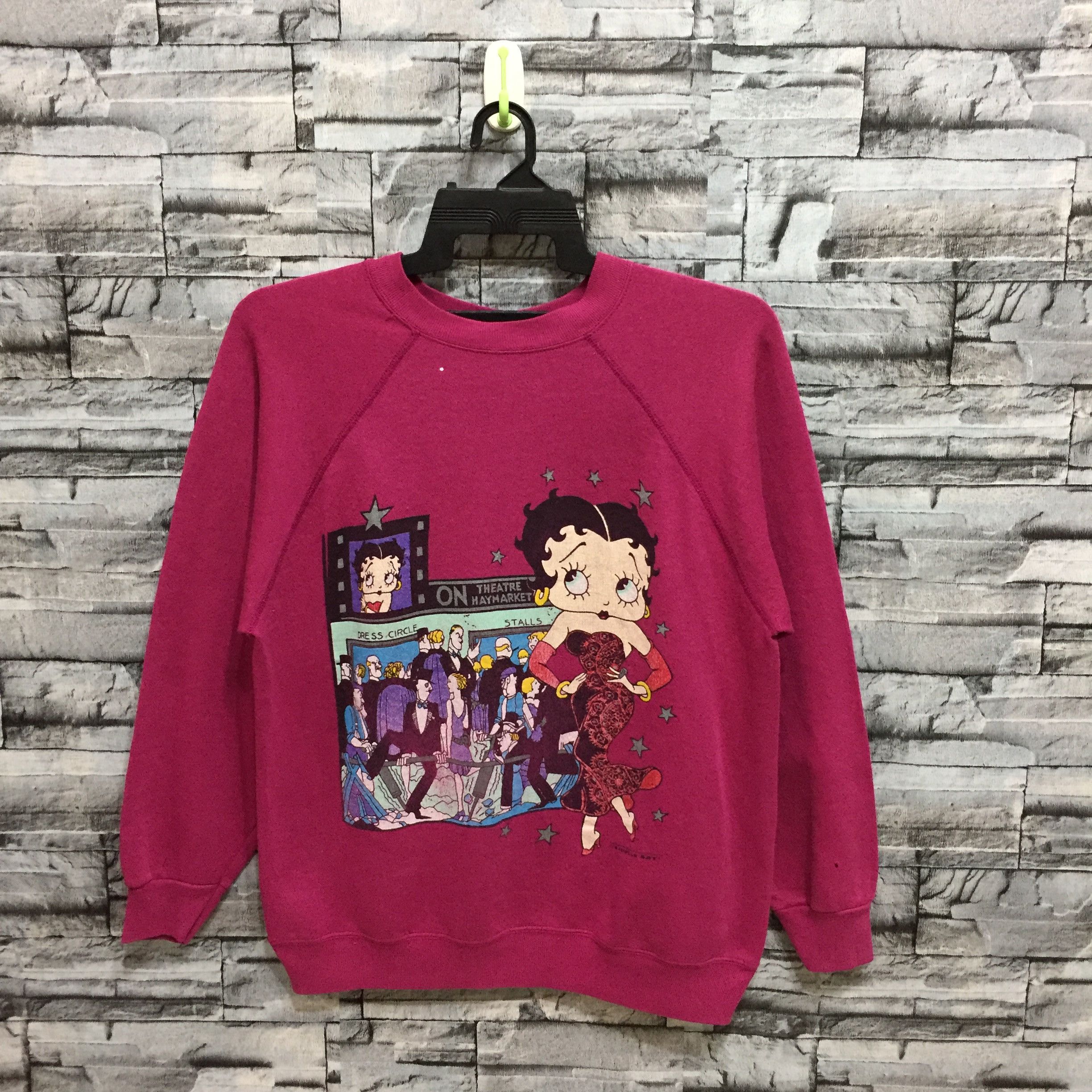 Vintage Vintage Betty Boop sweatshirt big cartoon cinema Size M Size US M / EU 48-50 / 2 - 2 Thumbnail