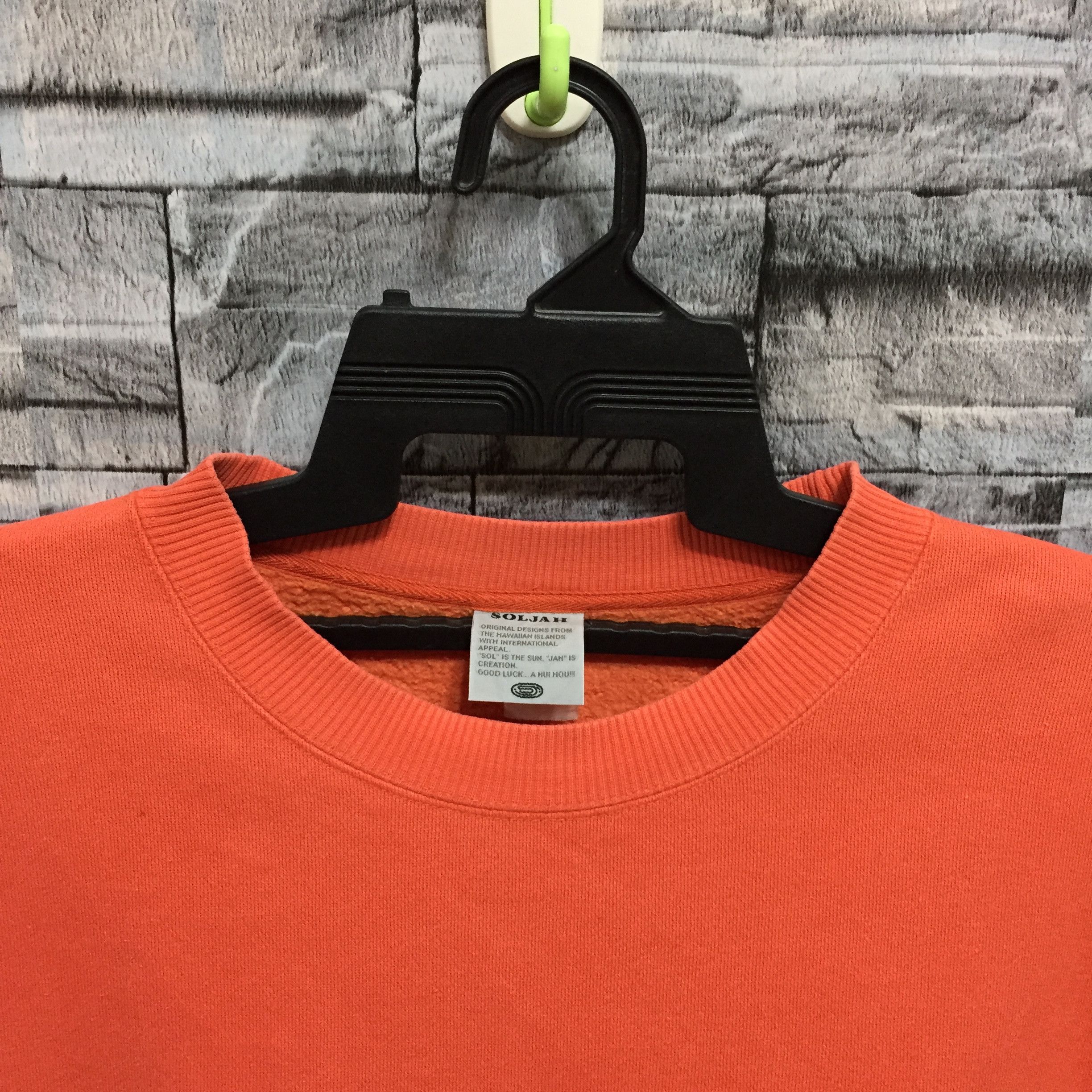 Japanese Brand Vintage Soljah sweatshirt big logo headphone hip hop Size US XL / EU 56 / 4 - 4 Thumbnail