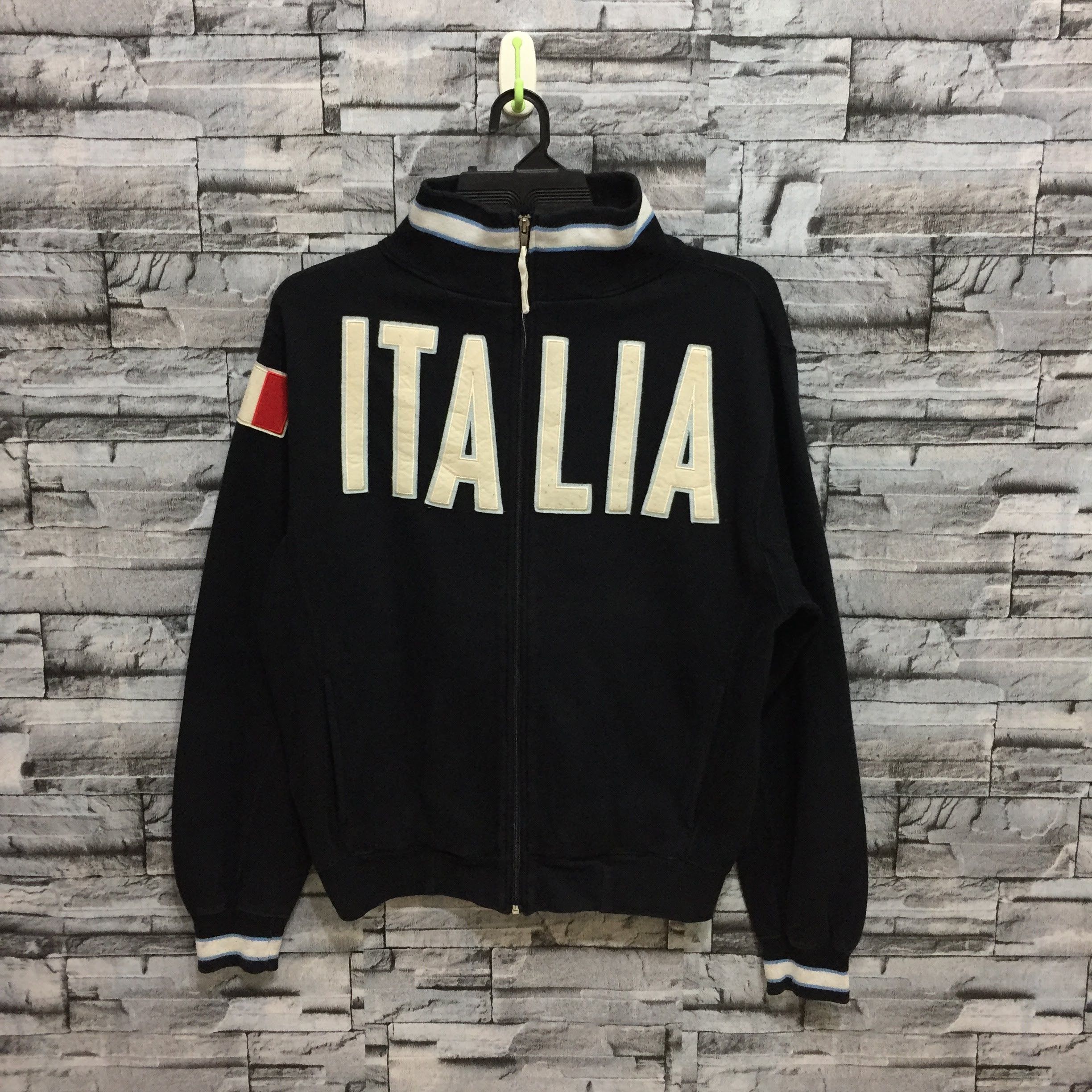 Japanese Brand House Of Blues sweatshirt big logo Italia embroidered Size US L / EU 52-54 / 3 - 2 Thumbnail