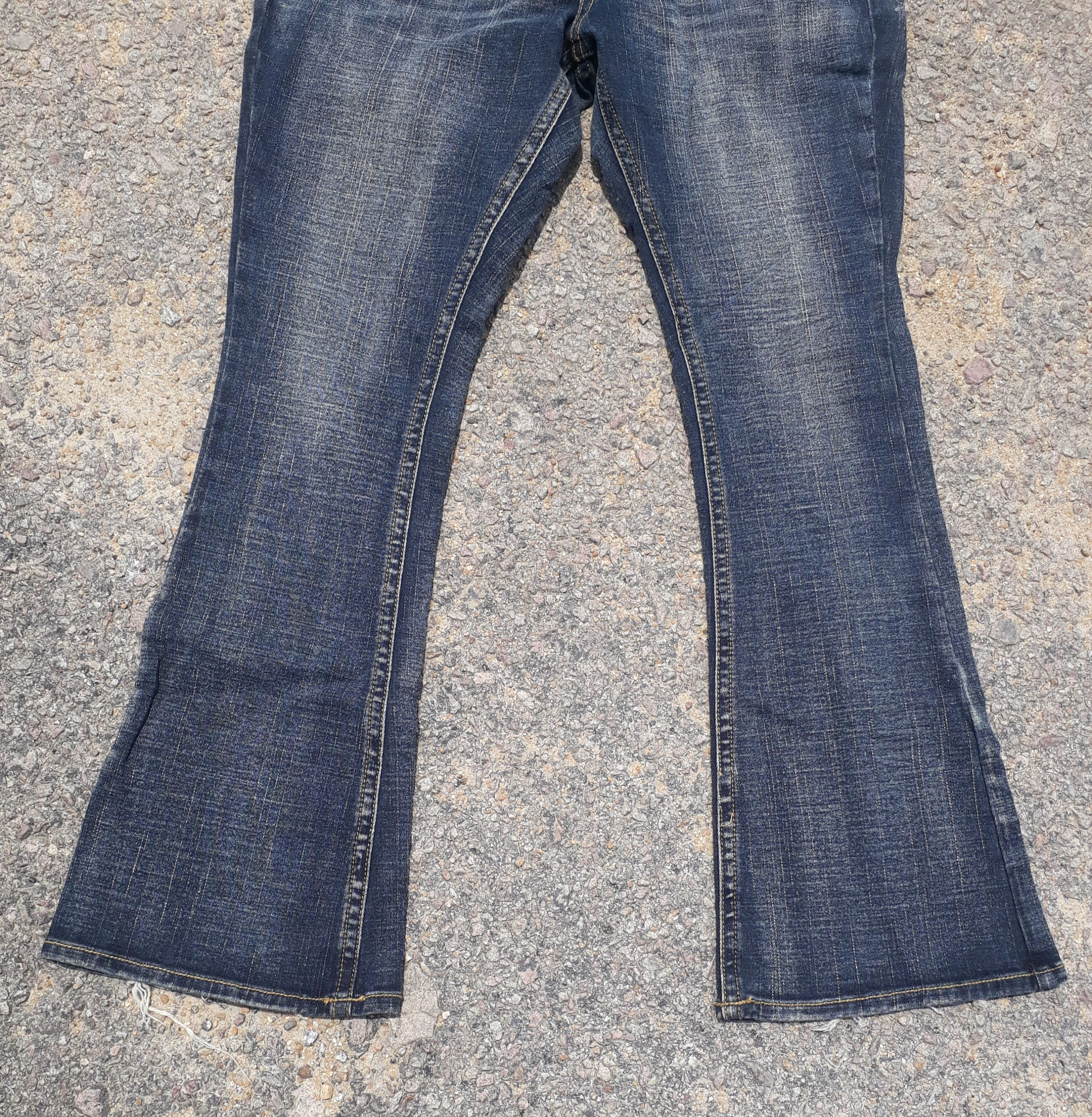 Japanese Brand 💥FINAL DROP💥FLARED 💥DENIM B.C.B.g SKULL BOOT CUT DENIM Size US 34 / EU 50 - 6 Thumbnail