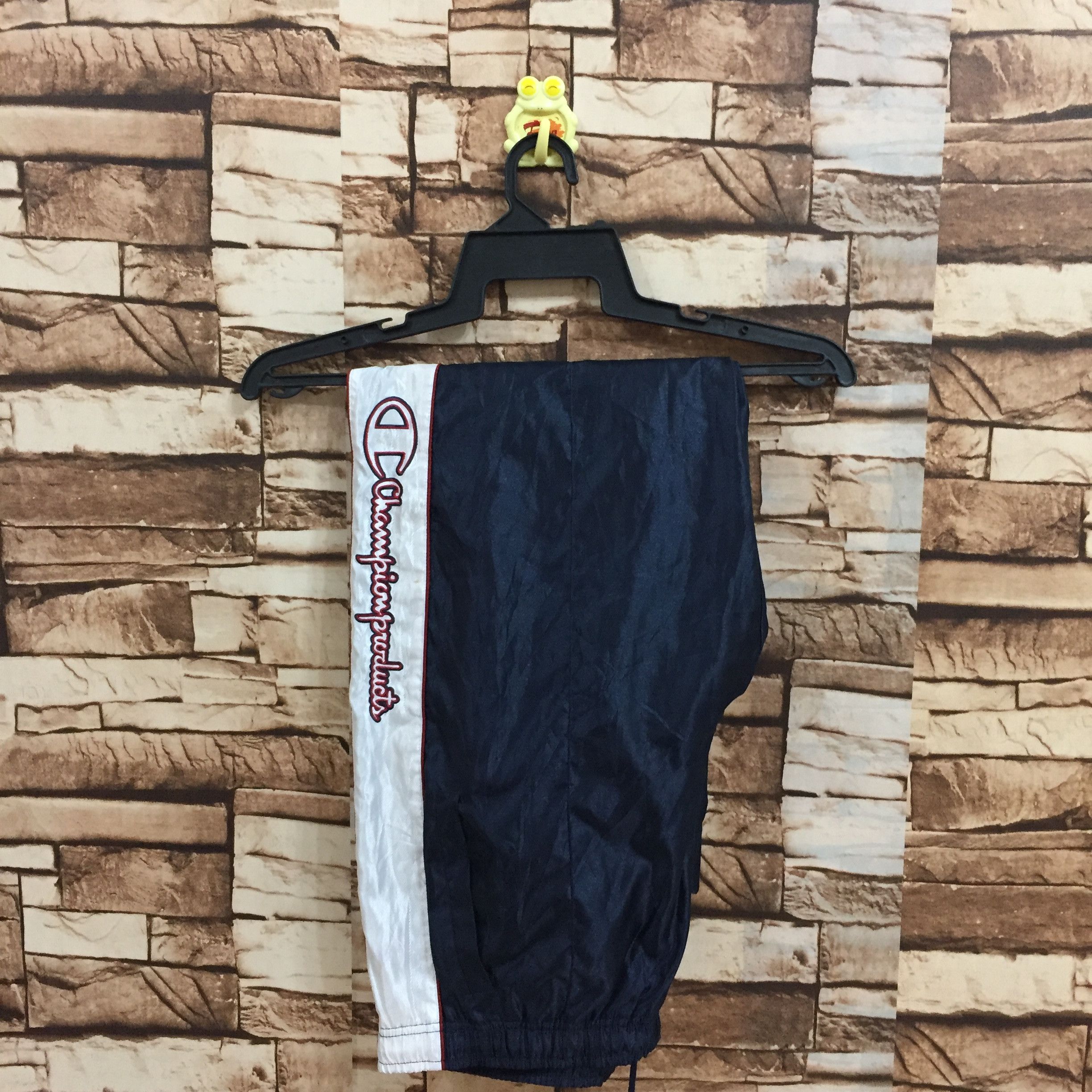 Champion Vintage CHAMPION track pants spellout embroiered M W 35-39 Size US 36 / EU 52 - 2 Thumbnail
