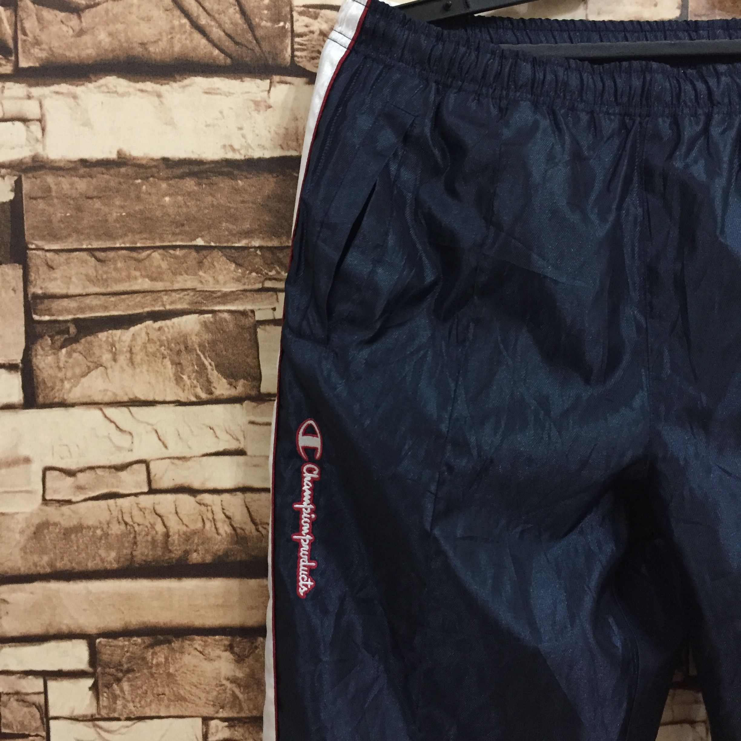 Champion Vintage CHAMPION track pants spellout embroiered M W 35-39 Size US 36 / EU 52 - 4 Thumbnail