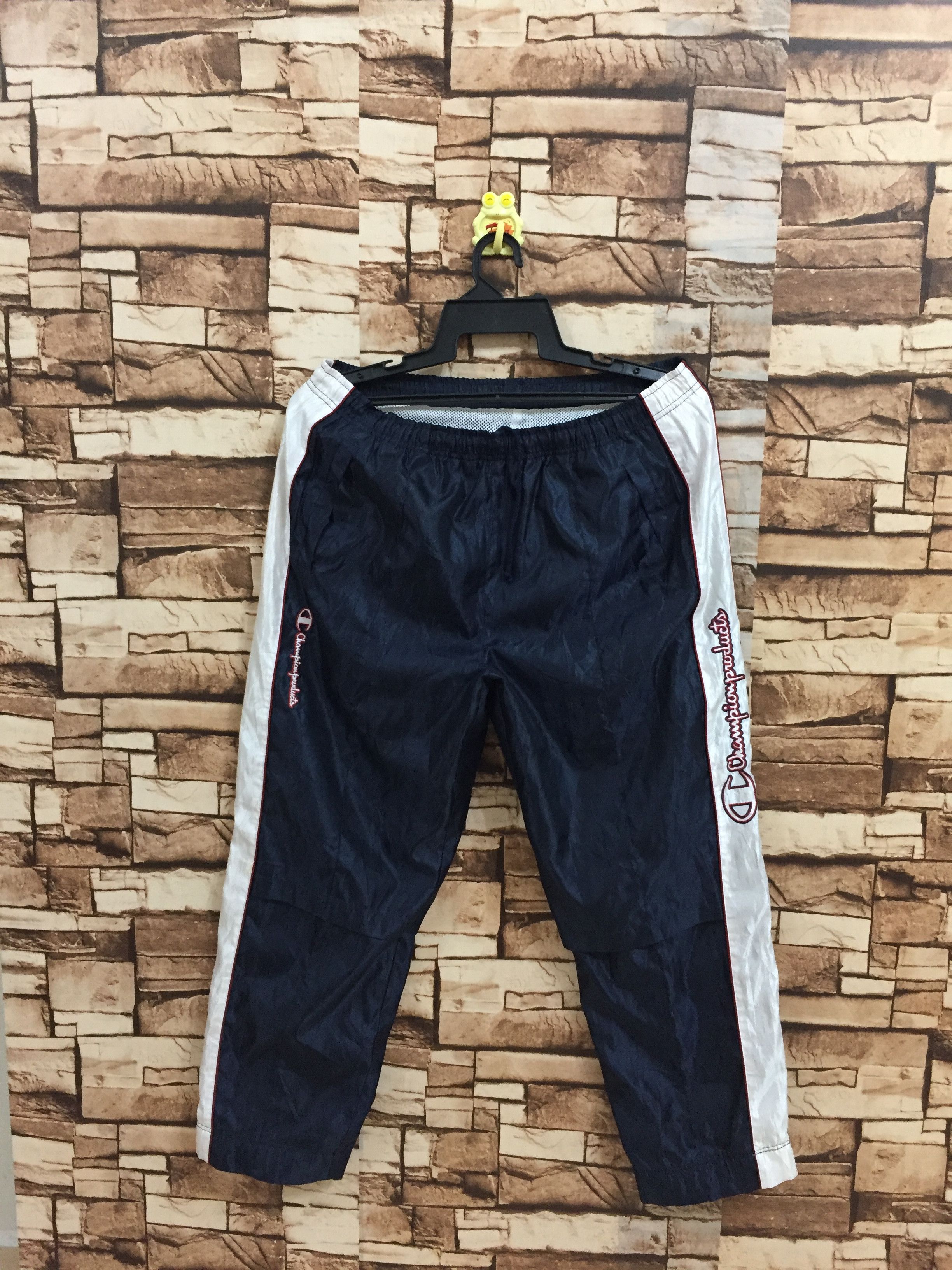 Champion Vintage CHAMPION track pants spellout embroiered M W 35-39 Size US 36 / EU 52 - 1 Thumbnail