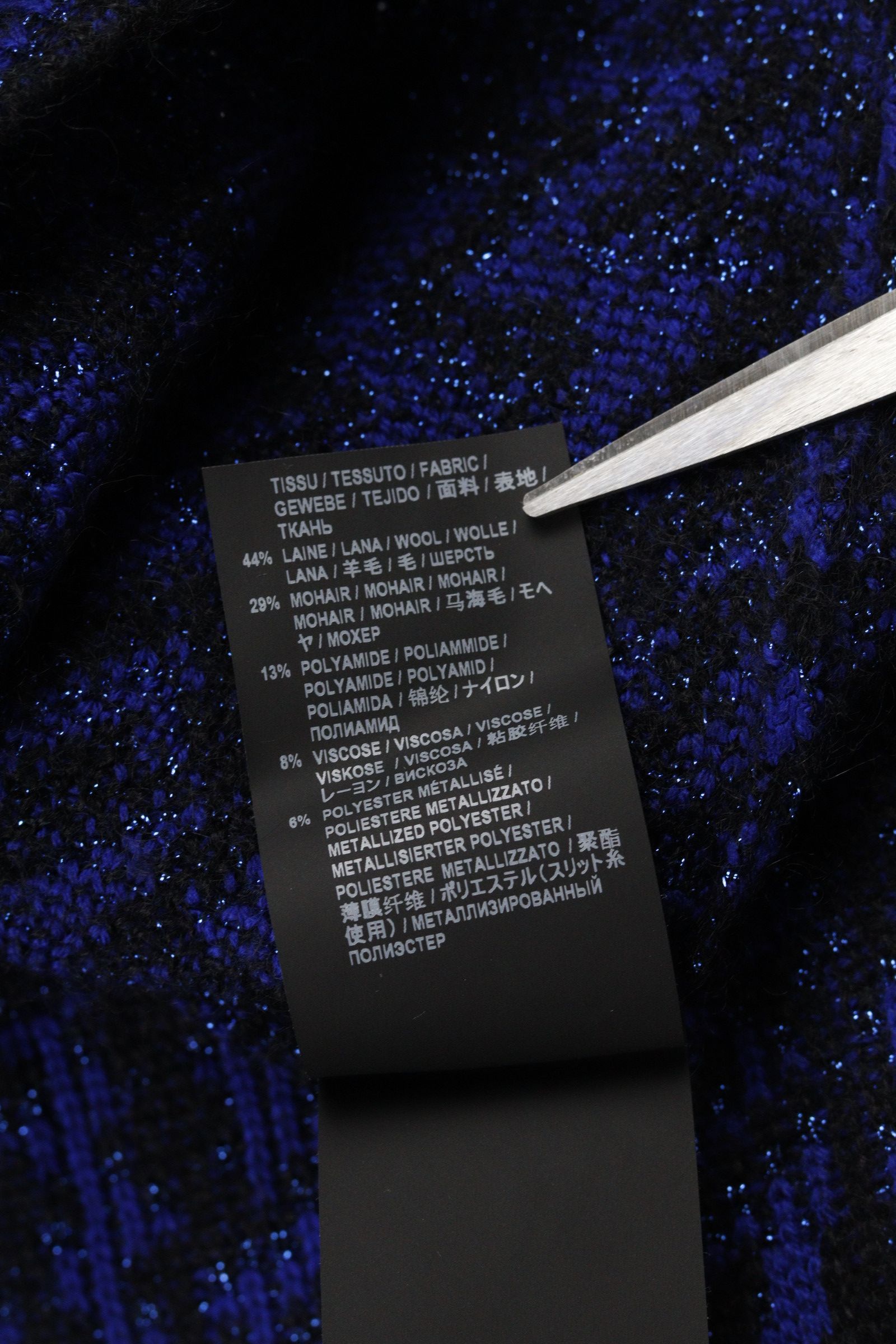 Saint Laurent Paris Saint Laurent Lurex Storms Sweater Size US M / EU 48-50 / 2 - 13 Thumbnail