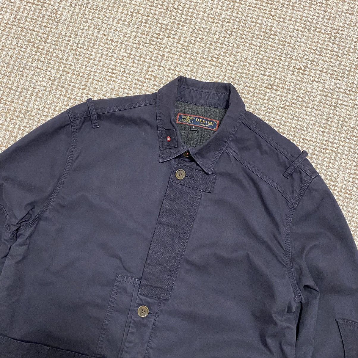 Barbour Barbour Dept (B) Garment Dyed Cotton Works With Wool Jacket ...