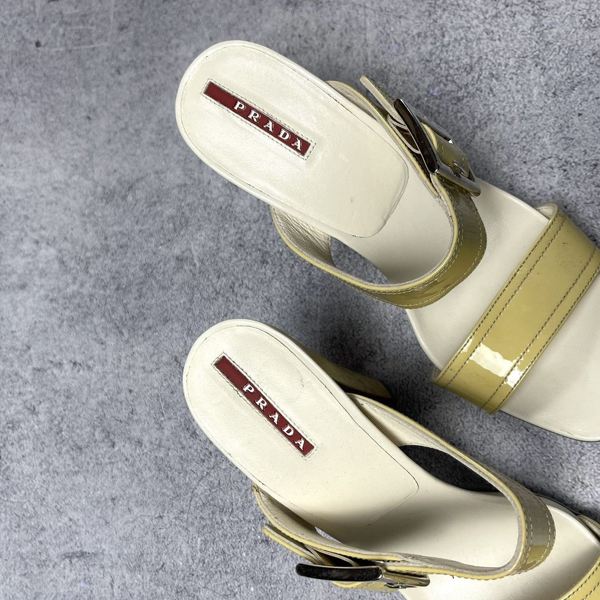 Prada × Vintage Vintage Y2K Prada Ivory Heels Size 38 Size US 7 / IT 37 - 4 Thumbnail
