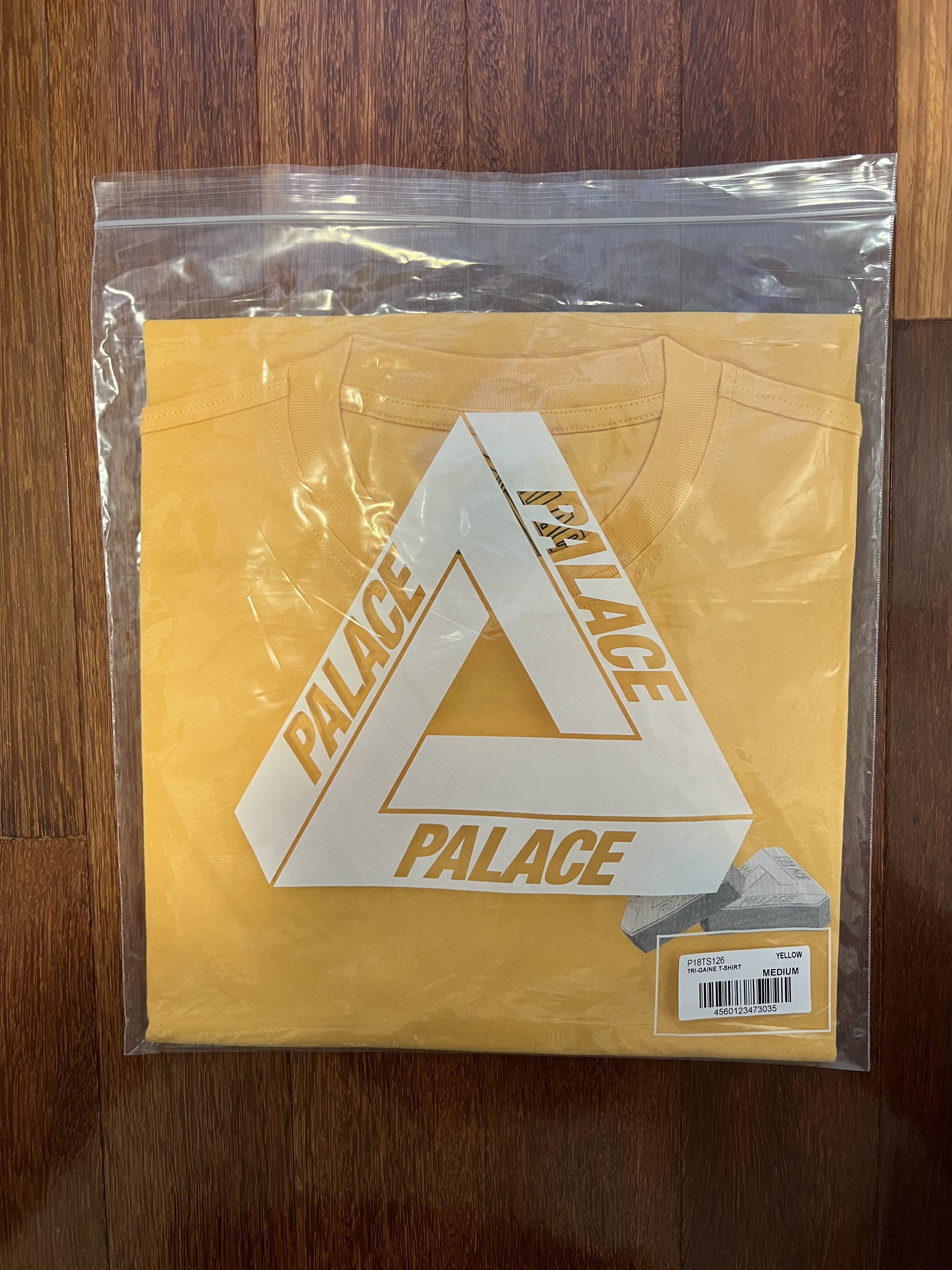 Palace 💚 2020 Palace Tri Gaine T-Shirt Yellow Medium NEW Size US M / EU 48-50 / 2 - 3 Thumbnail
